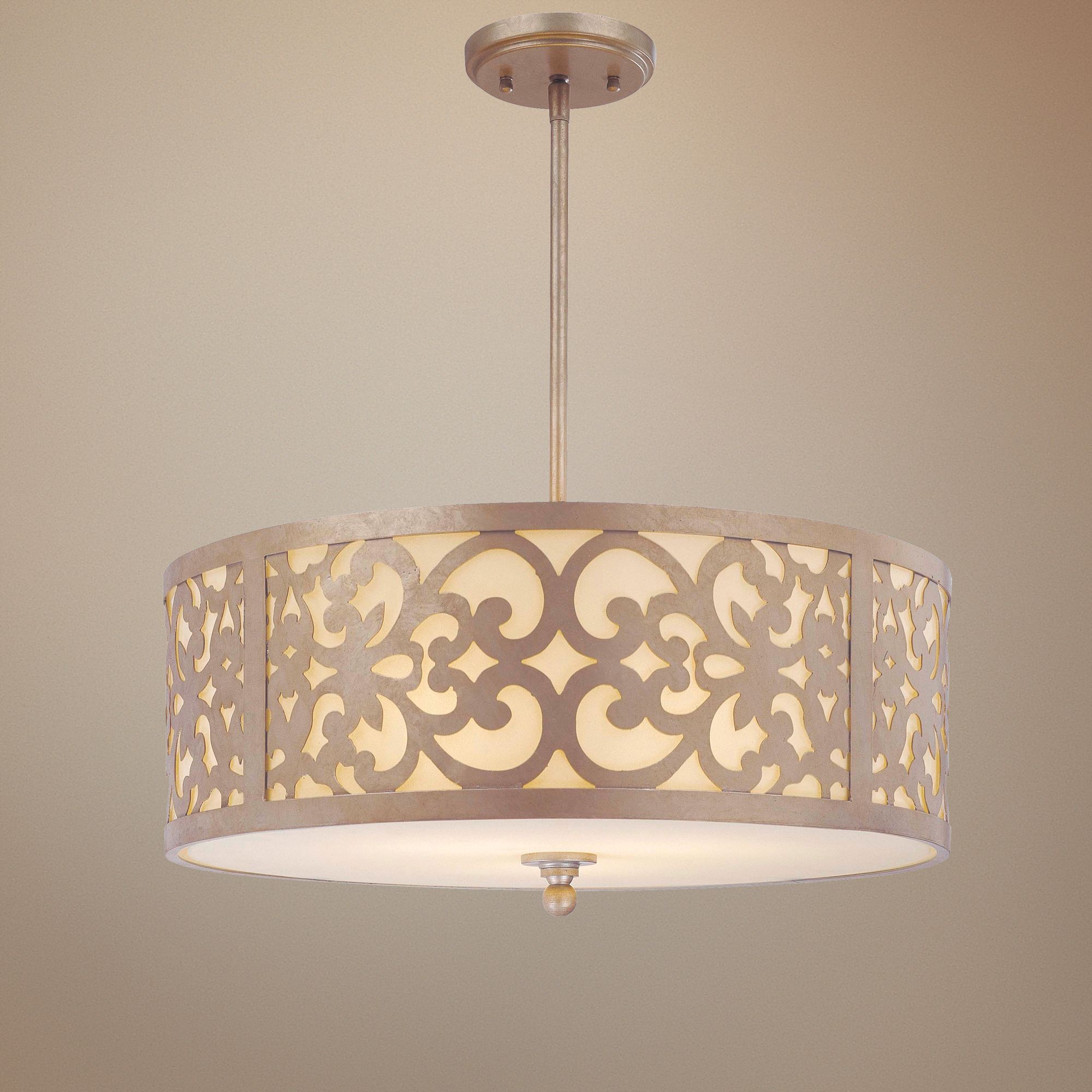 Nanti Collection Silver 20" Wide Pendant Chandelier