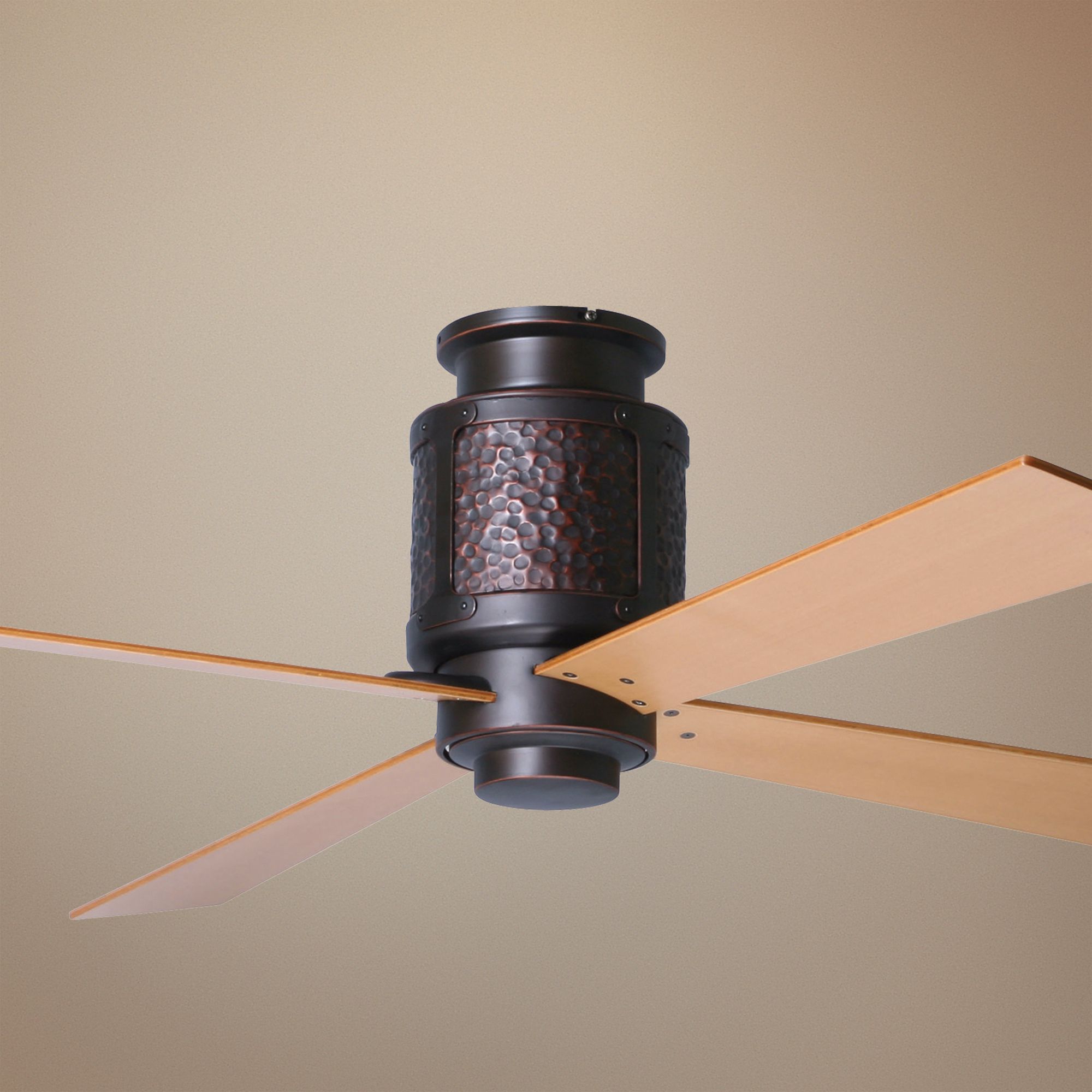 52" Bodega Rubbed Bronze Hugger Ceiling Fan
