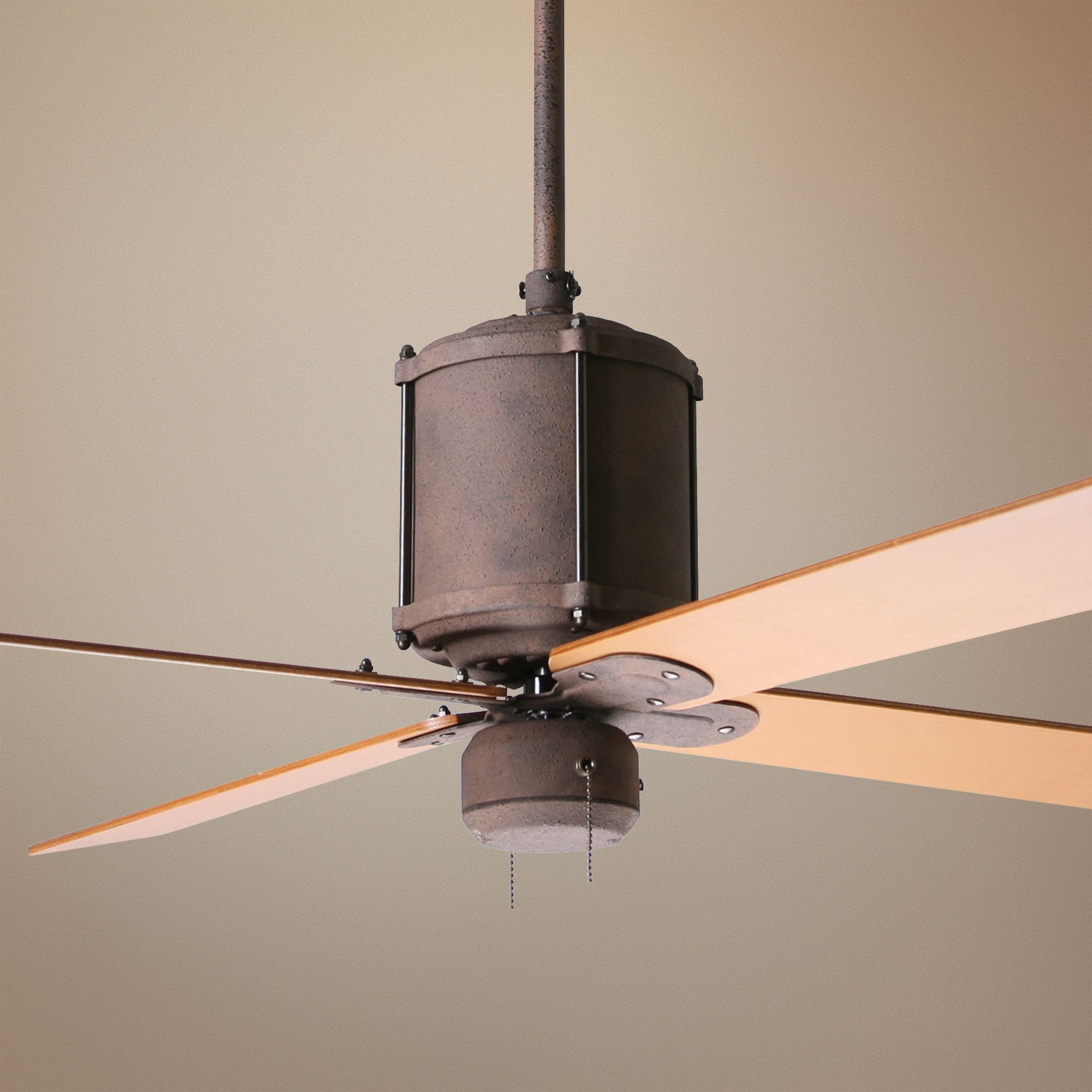 52" Industry Rust Finish Ceiling Fan