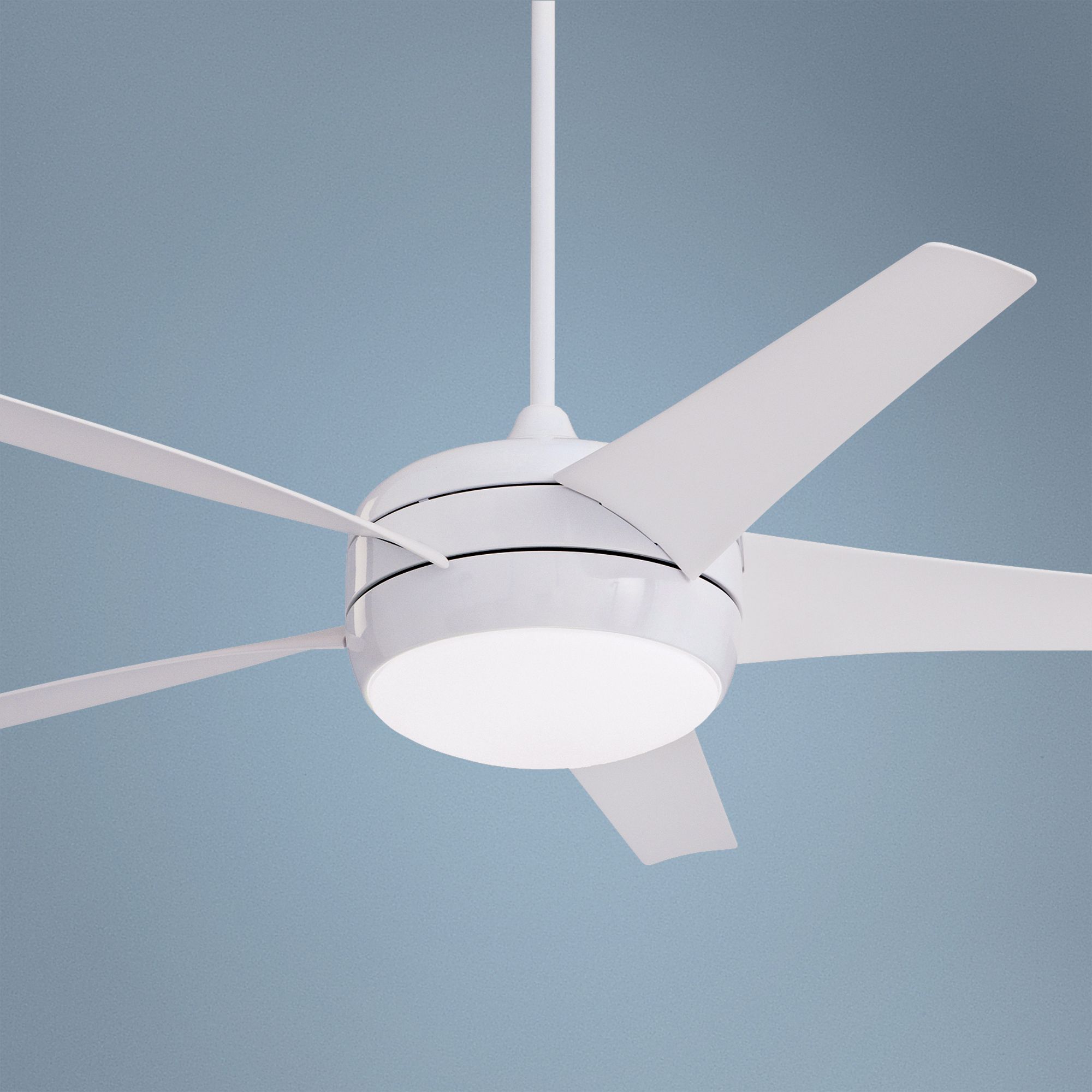 54" Midway Eco White Energy Star Ceiling Fan