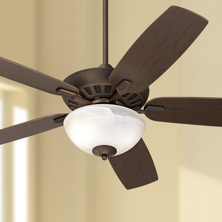 52" Journey Oil-Rubbed Bronze Ceiling Fan with Light Kit