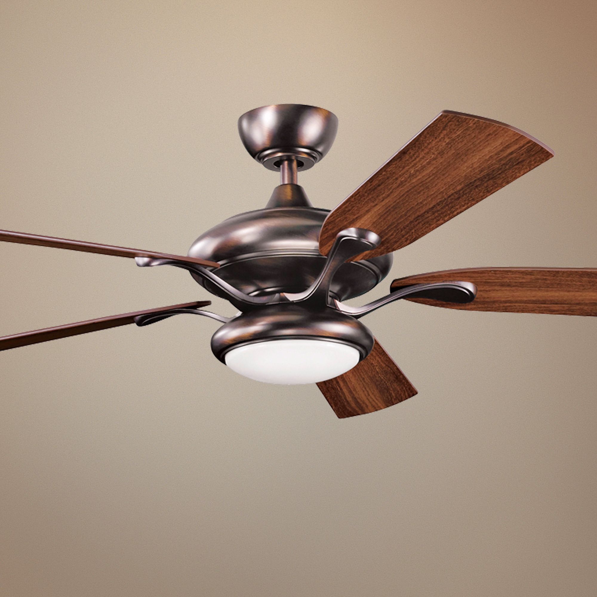 52" Kichler Aldrin Oil-Brushed Bronze Ceiling Fan