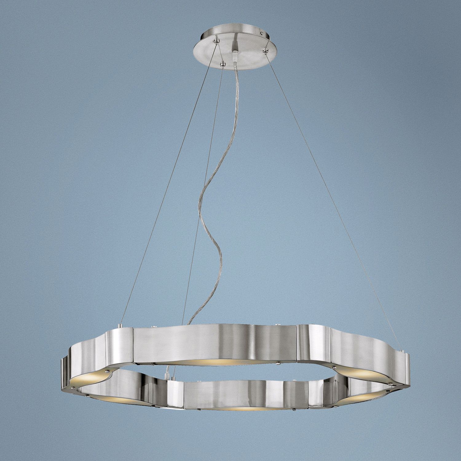 Titanium Collection Cable Chandelier
