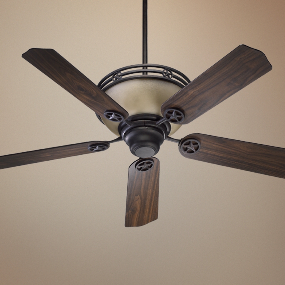 52 Quorum Lone Star Toasted Sienna Ceiling Fan M4871 On Popscreen