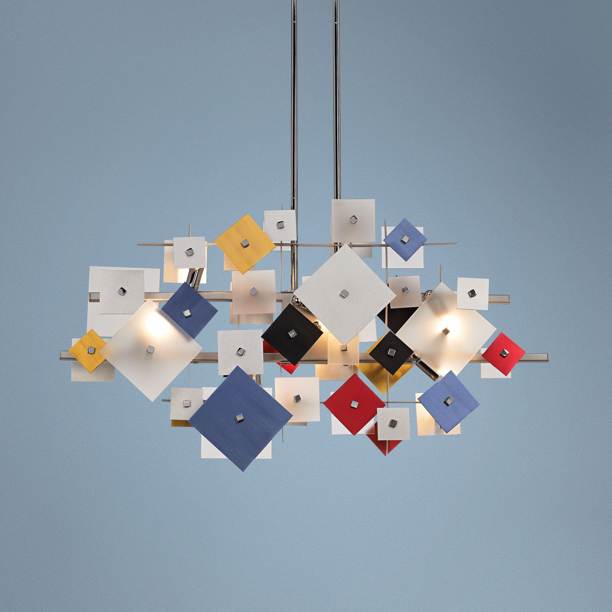 Possini Euro Customizable Squares Pendant Light