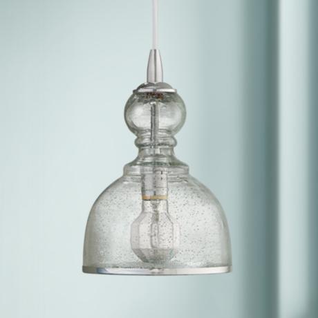 Jamie Young St Charles Clear Glass Pendant Chandelier