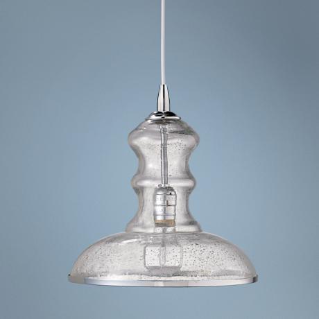 Jamie Young St Croix Clear Glass 9 3/4" Wide Pendant  Light