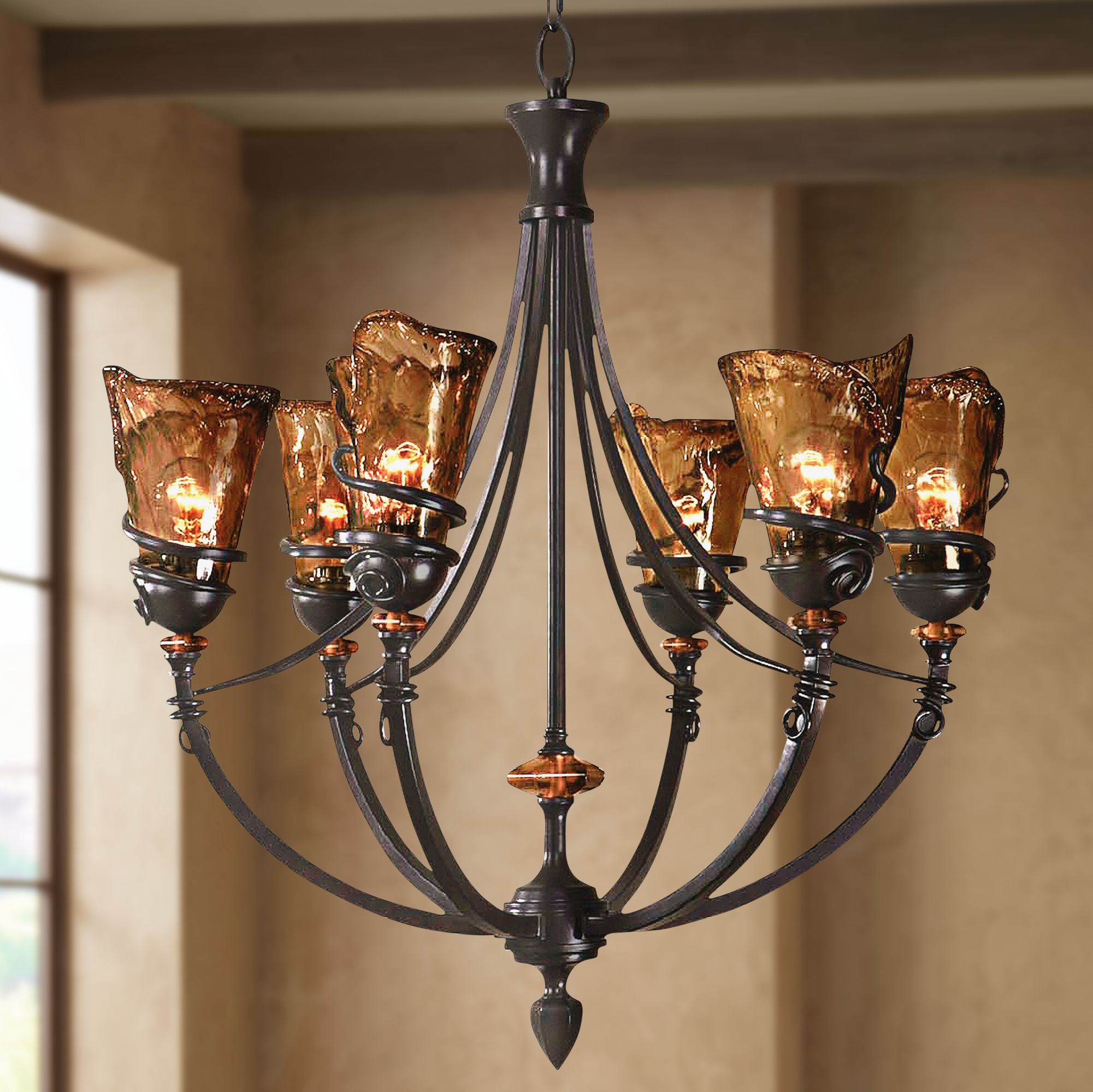 Uttermost Vitalia Collection 6-Light Chandelier