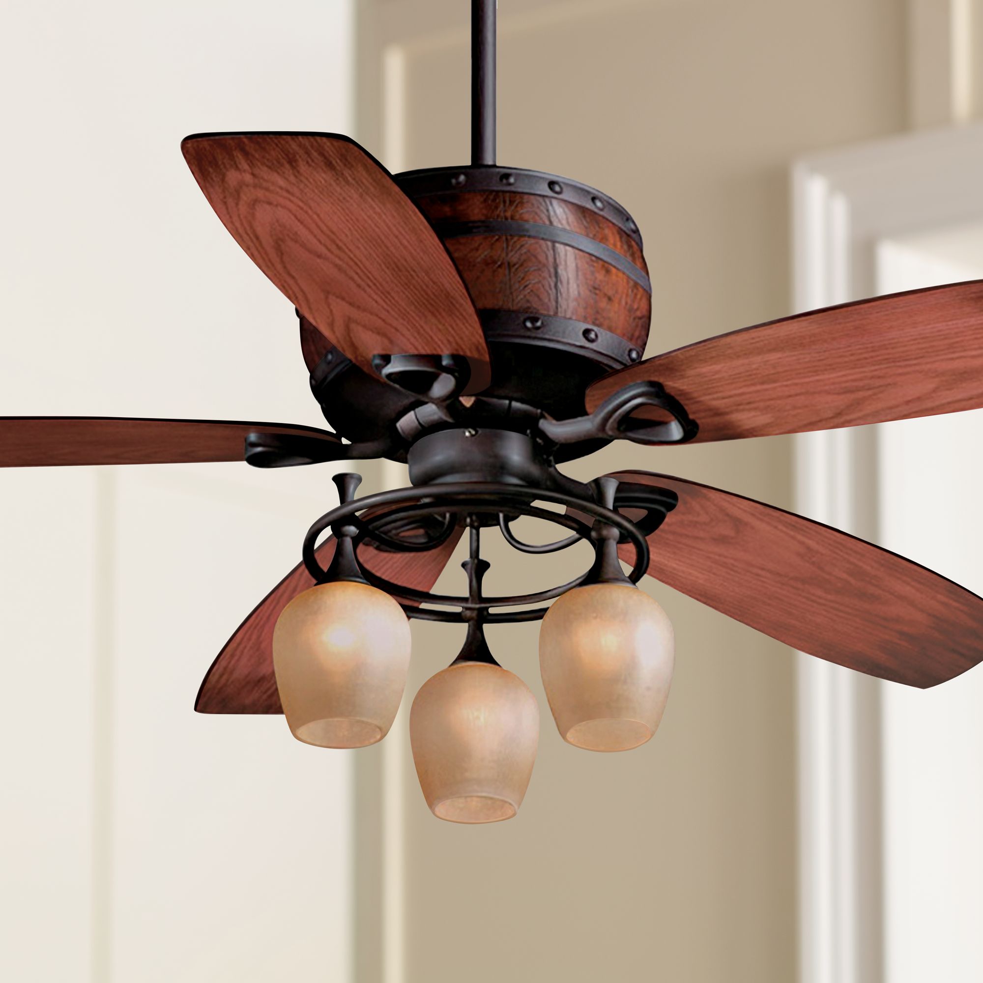 52" Cabernet Oil Burnished Bronze Ceiling Fan