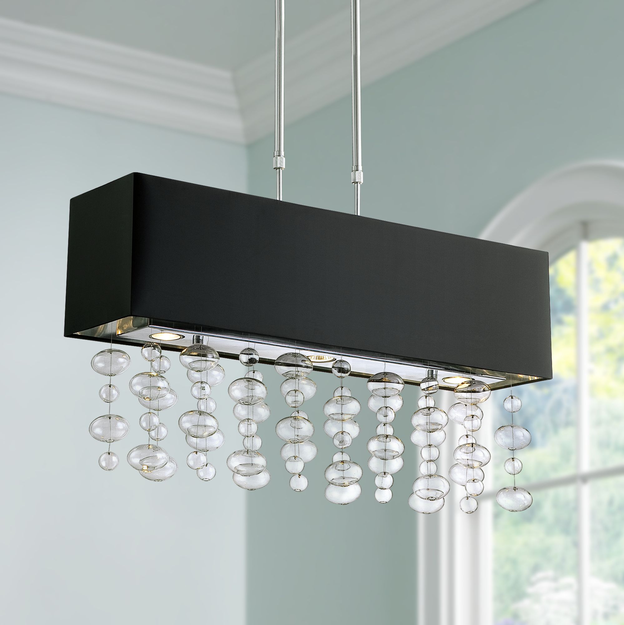 Rectangular Pendant Chandelier Photo