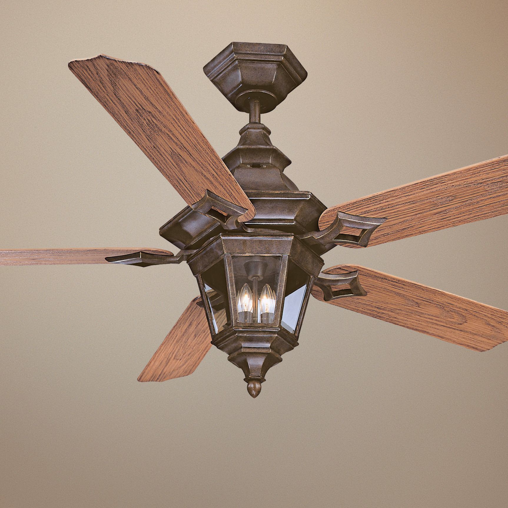 52" Savoy House Chatsworth Walnut Patina Ceiling Fan
