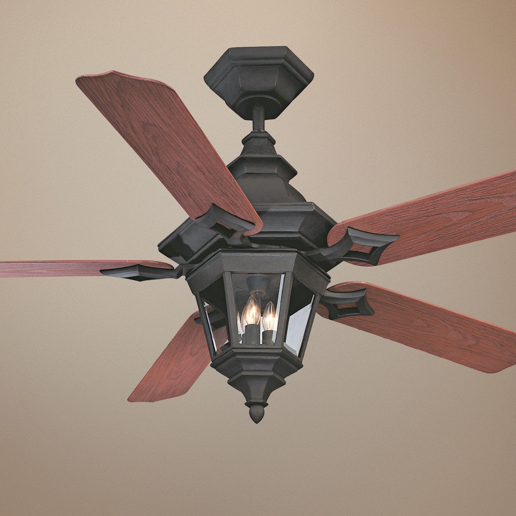 52" Savoy House Chatsworth Horseshoe Black Ceiling Fan