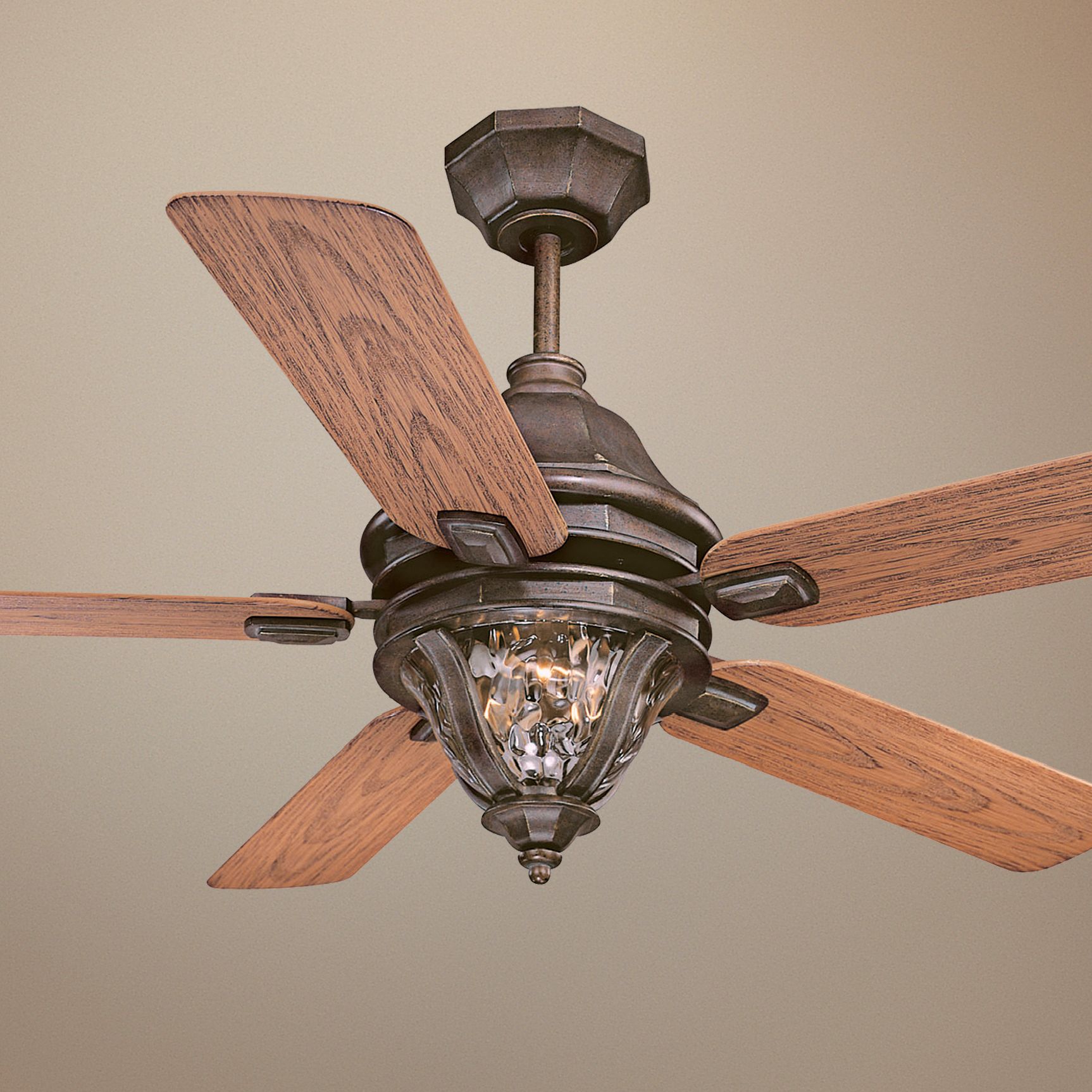 52" Savoy House Montecello Walnut Patina Ceiling Fan