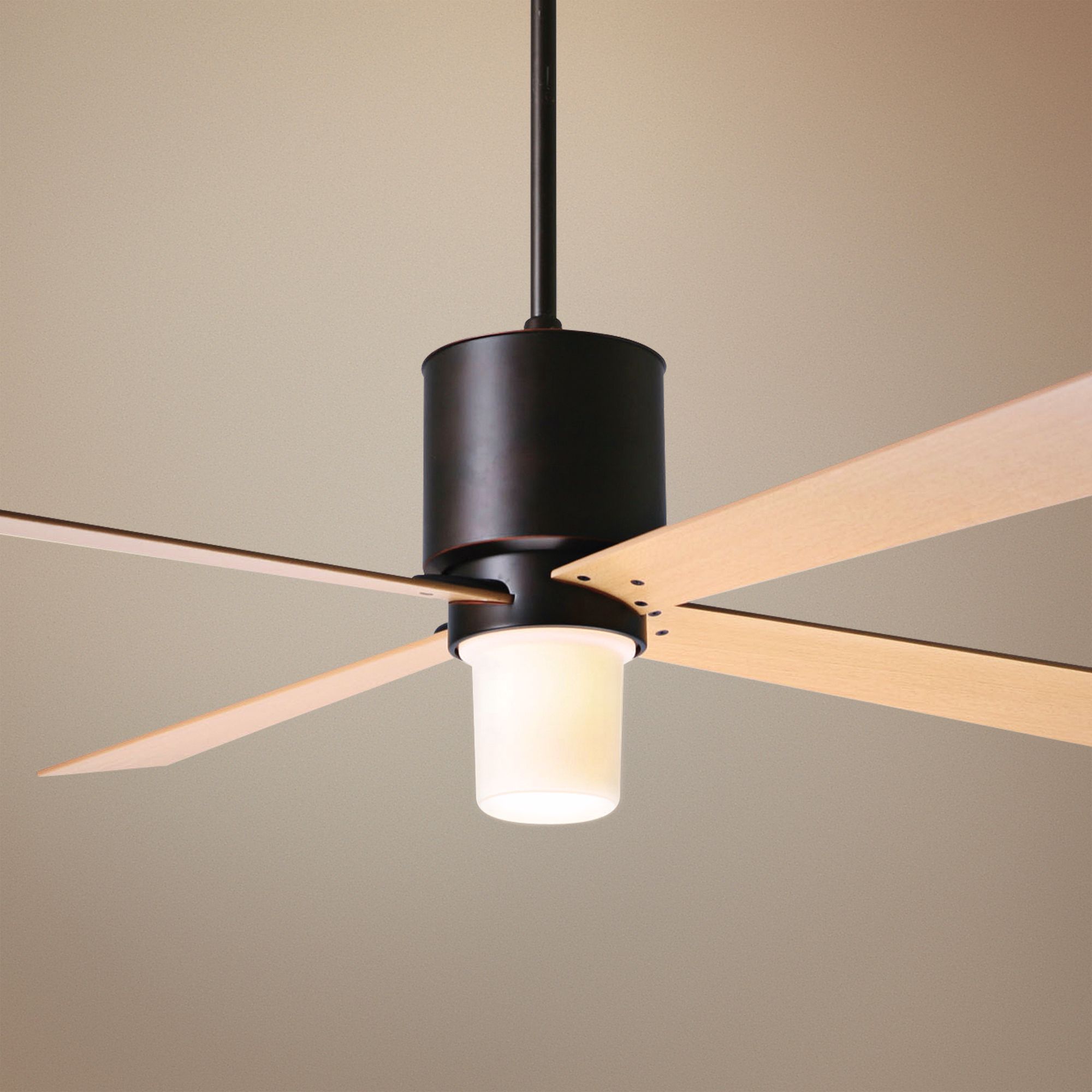 52" Period Arts Lapa Bronze Maple with Light Kit Ceiling Fan