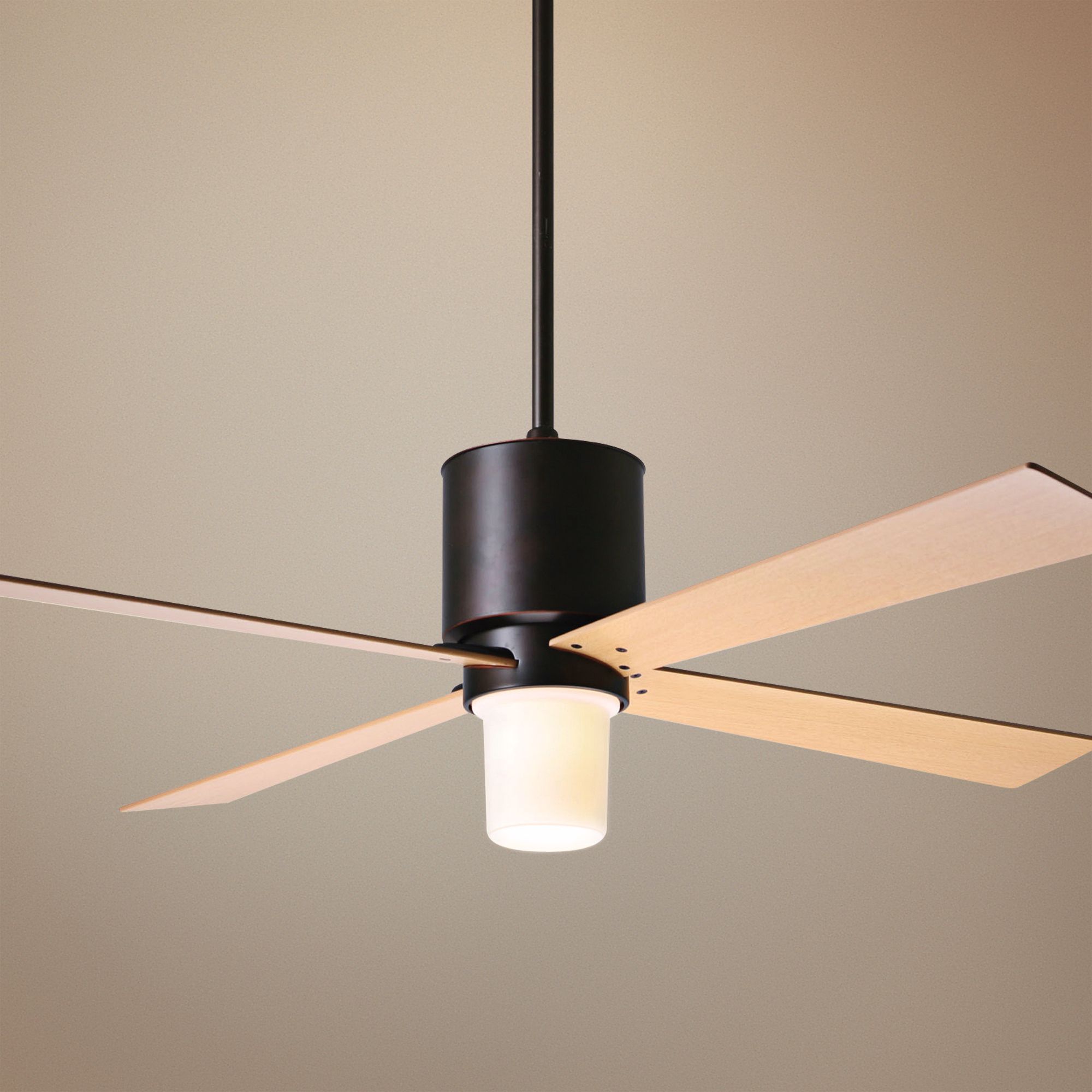 42" Period Arts Lapa Bronze Maple with Light Kit Ceiling Fan