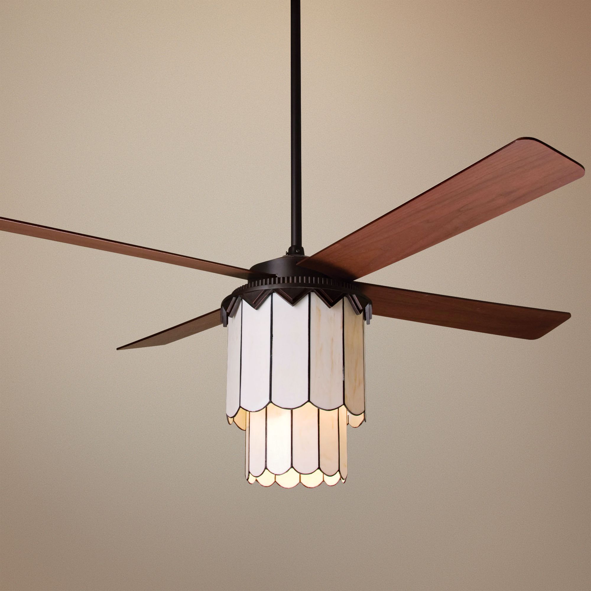 42" Period Arts Paris Bronze with Light Kit Ceiling Fan