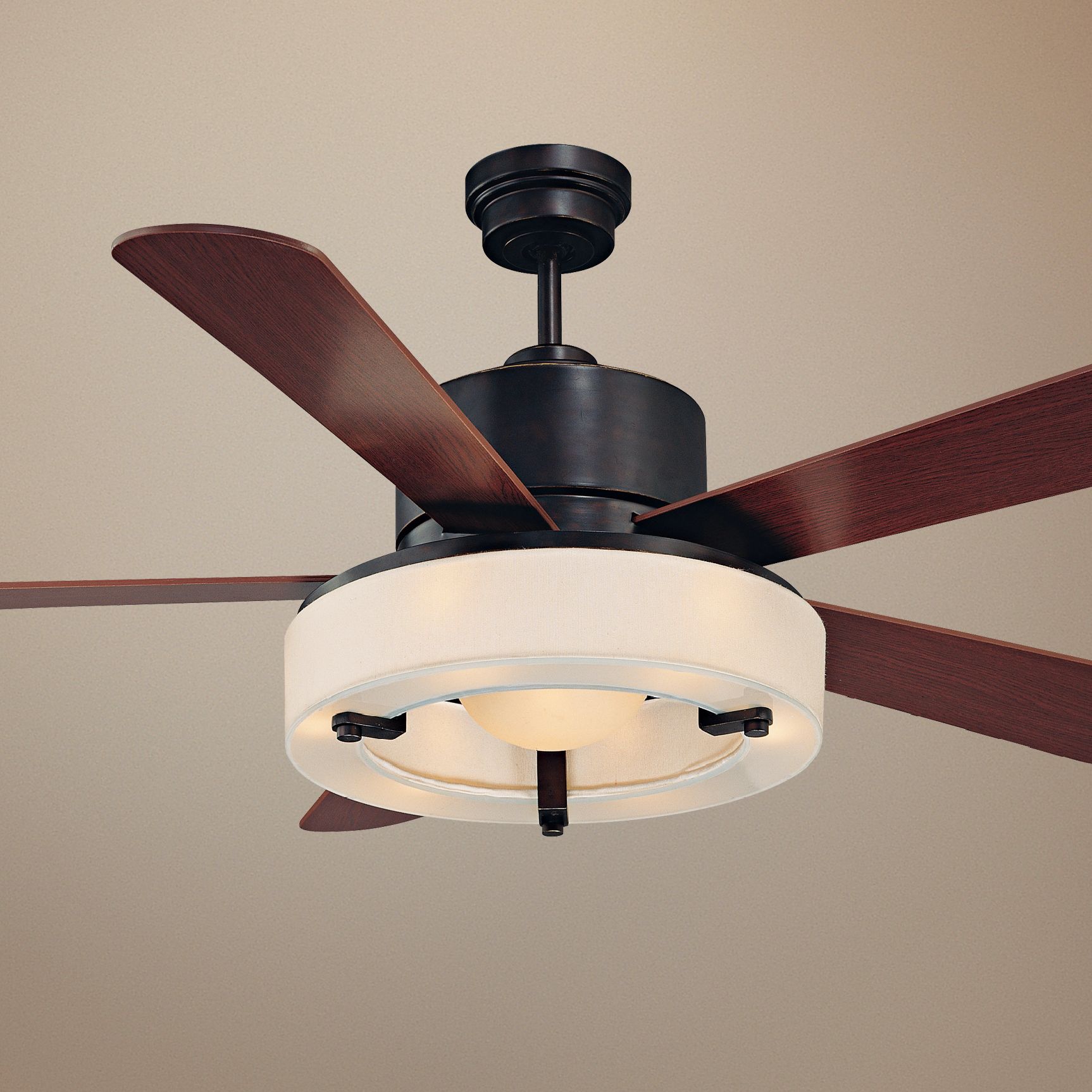 56" Savoy House Olympic English Bronze Ceiling Fan