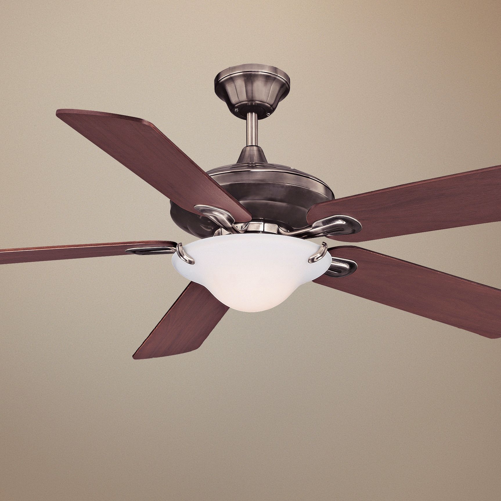 52" Savoy House Macon Brushed Pewter Finish Ceiling Fan
