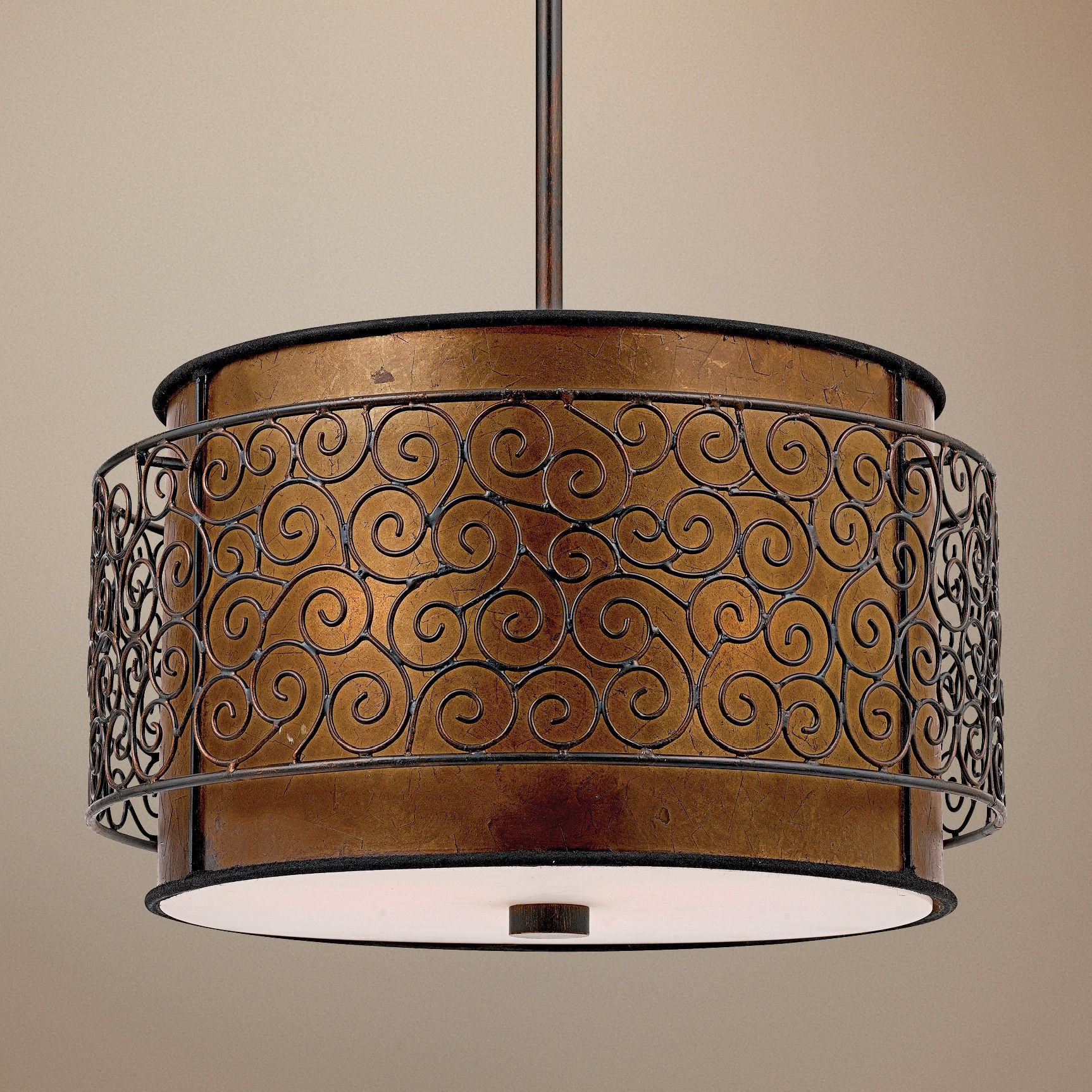 Quoizel Naturals Mica Swirls 16" Wide Pendant Light