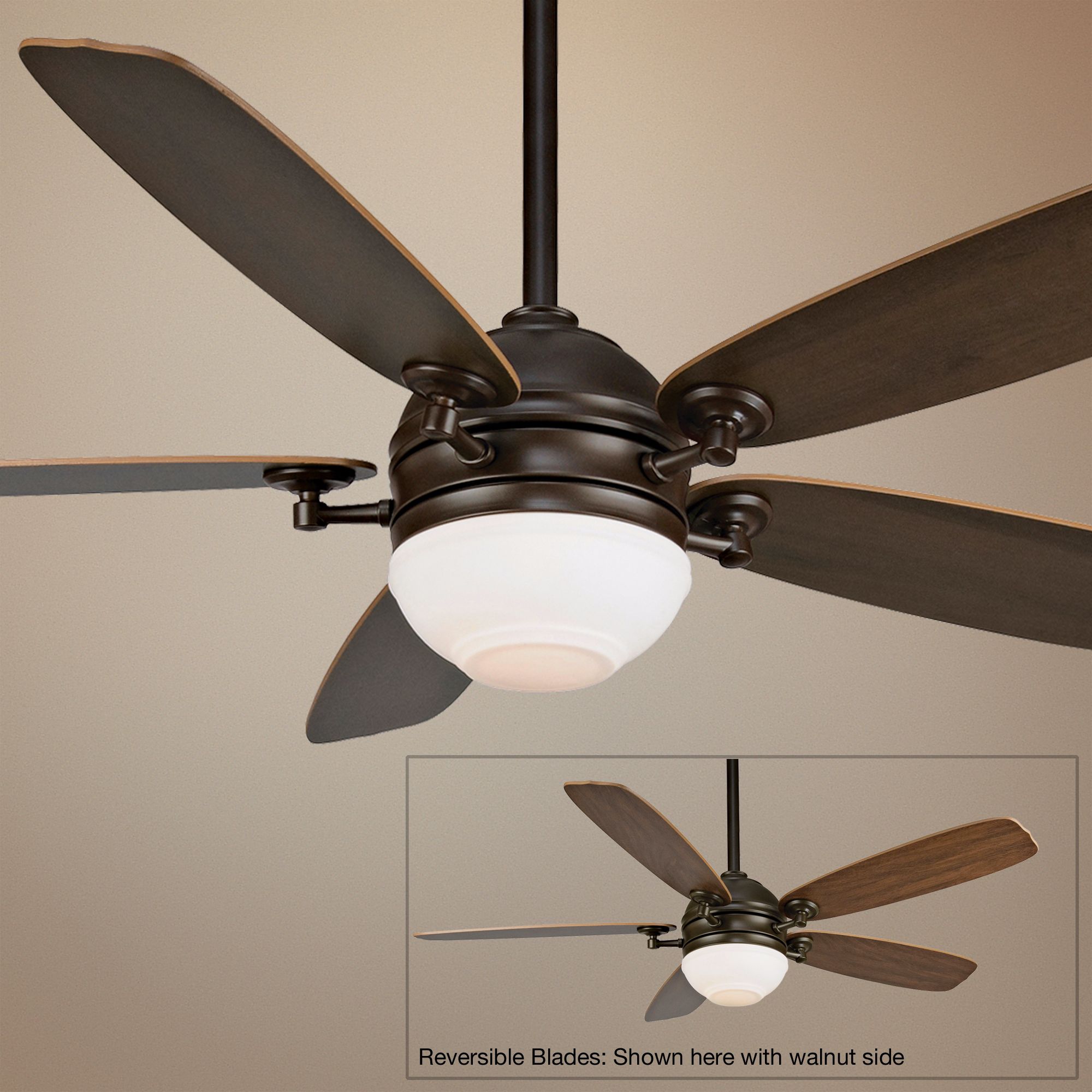 52" Fanimation Akira Oil-Rubbed Bronze Ceiling Fan