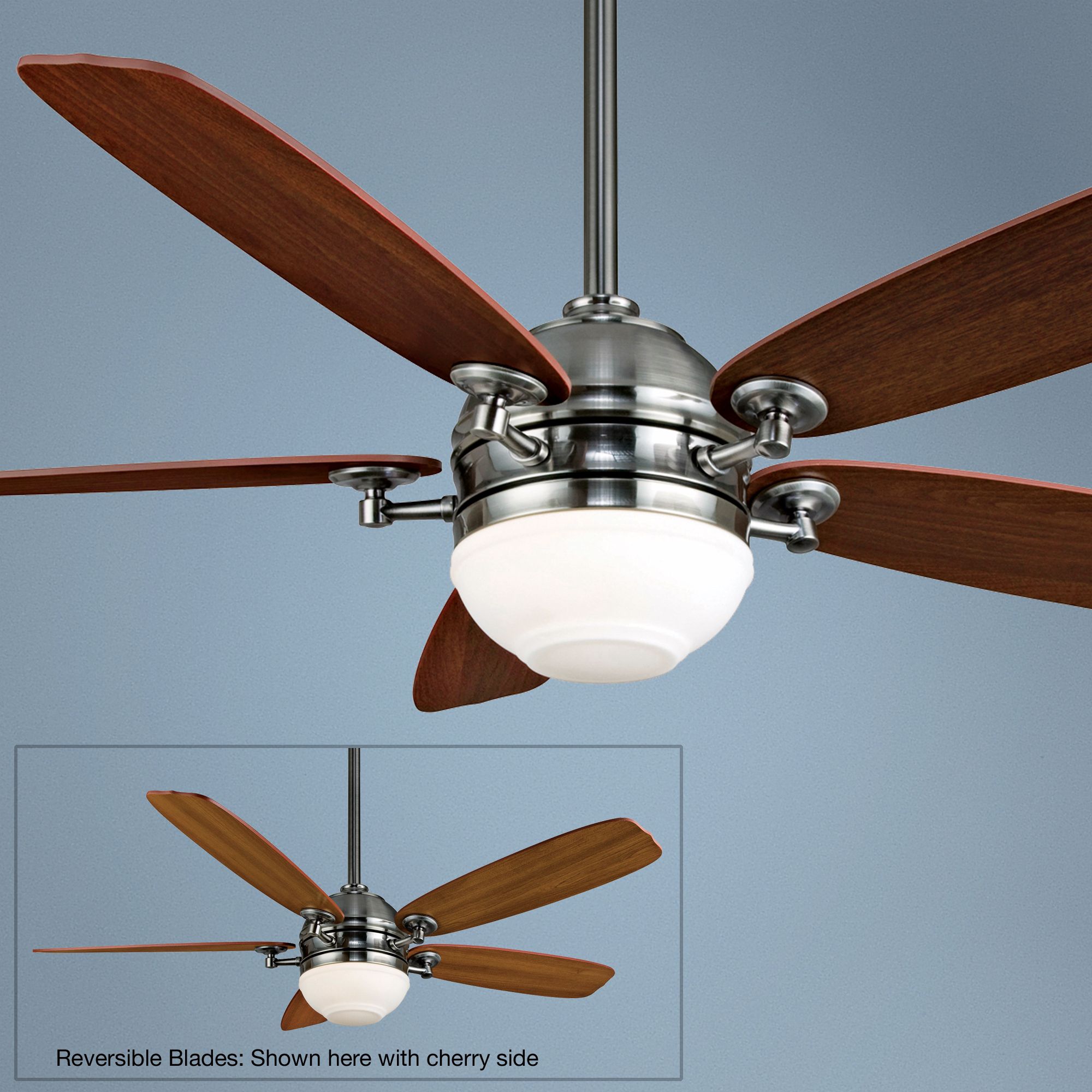 52" Fanimation Akira Pewter Ceiling Fan