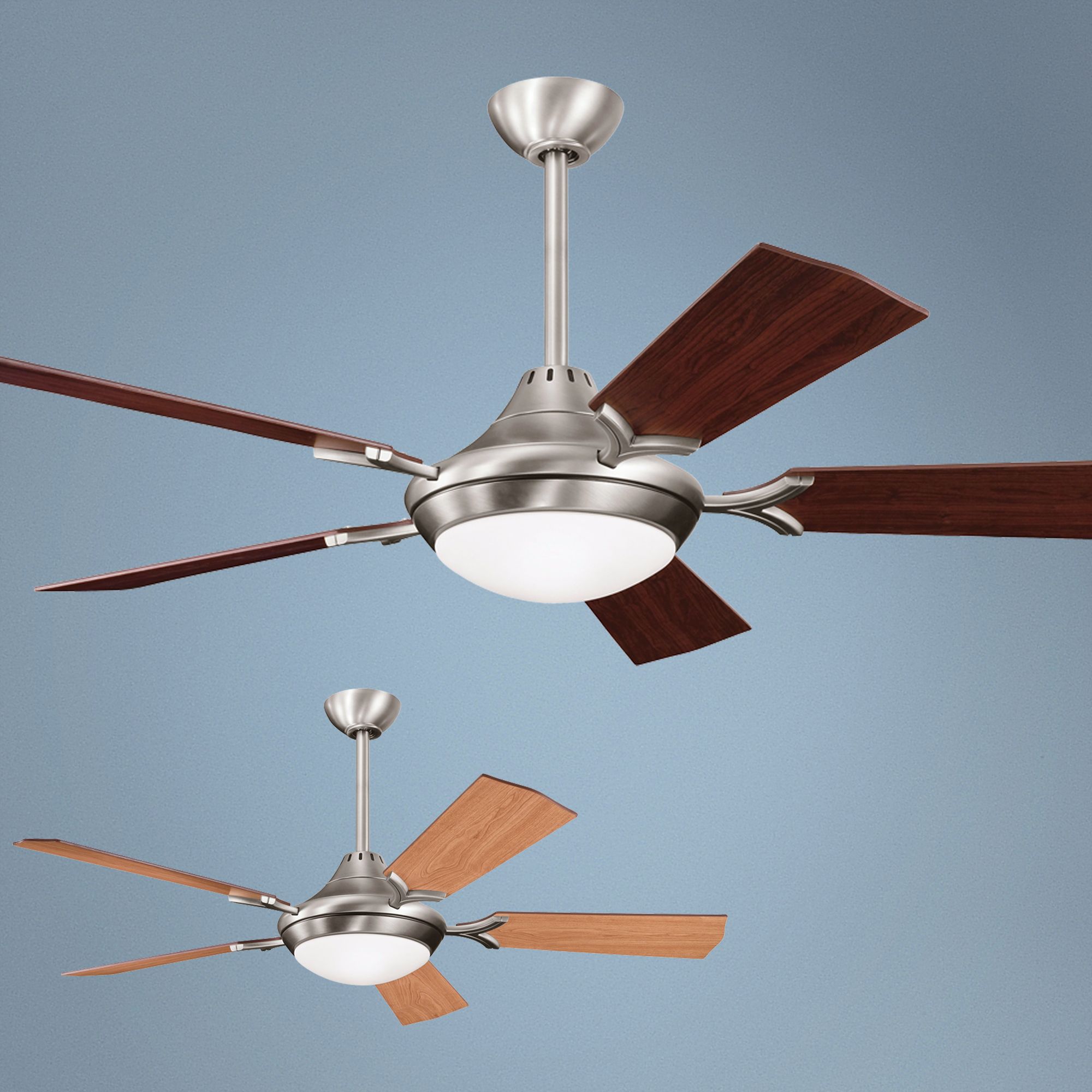 54" Kichler Bellamy Antique Pewter Ceiling Fan