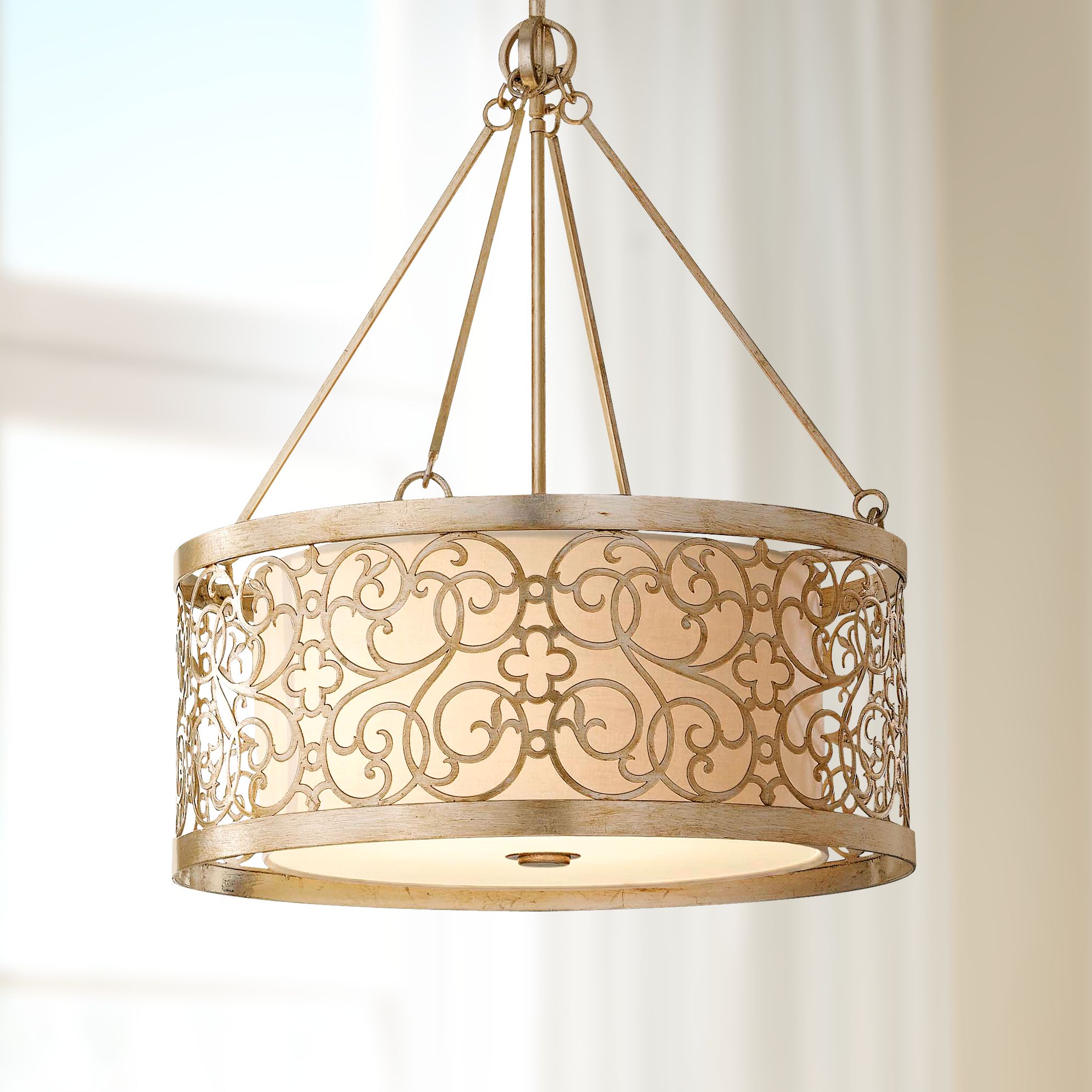 Murray Feiss Arabesque 23" Wide Pendant Chandelier