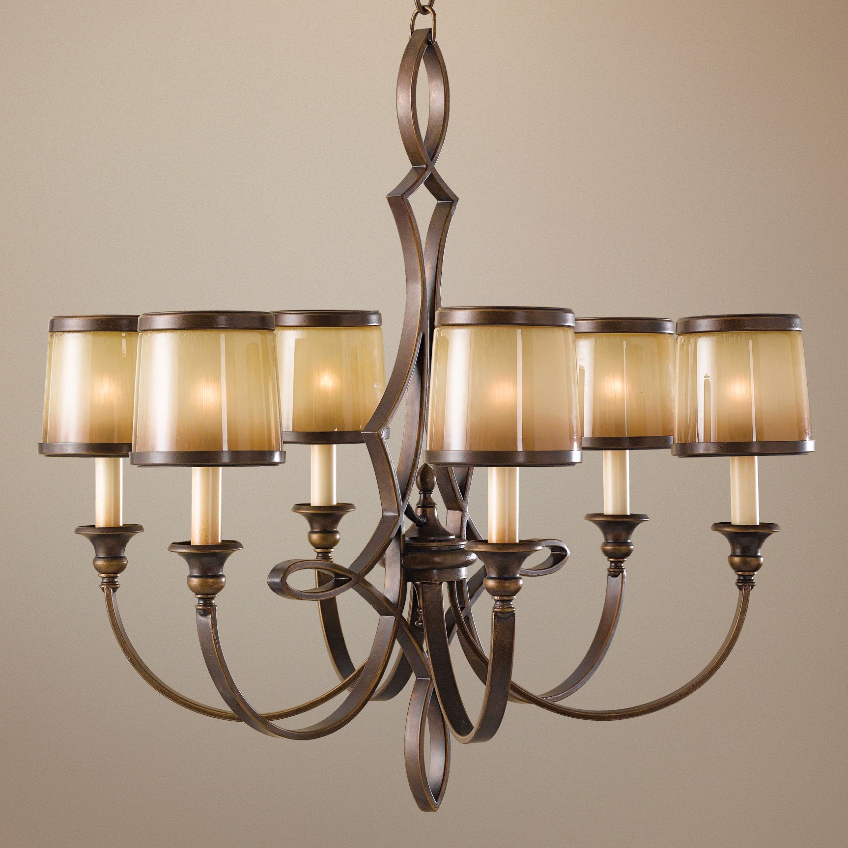 Murray Feiss Justine 27 3/4" Wide 6-Light Chandelier