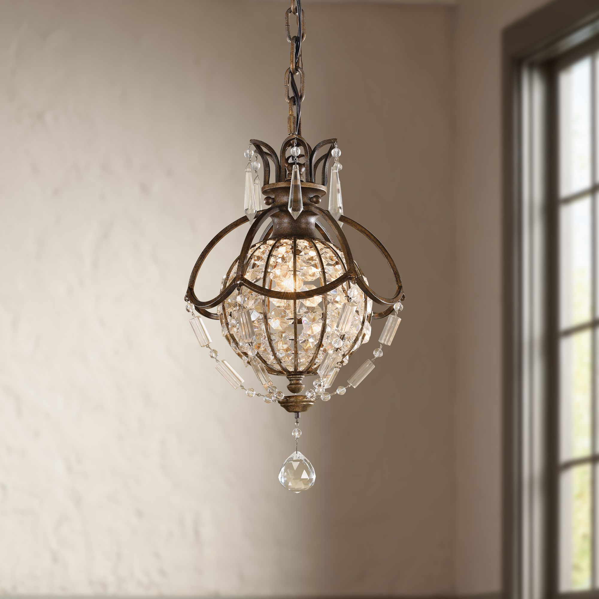 Murray Feiss Bellini Collection 8 3/4" Wide Mini Chandelier