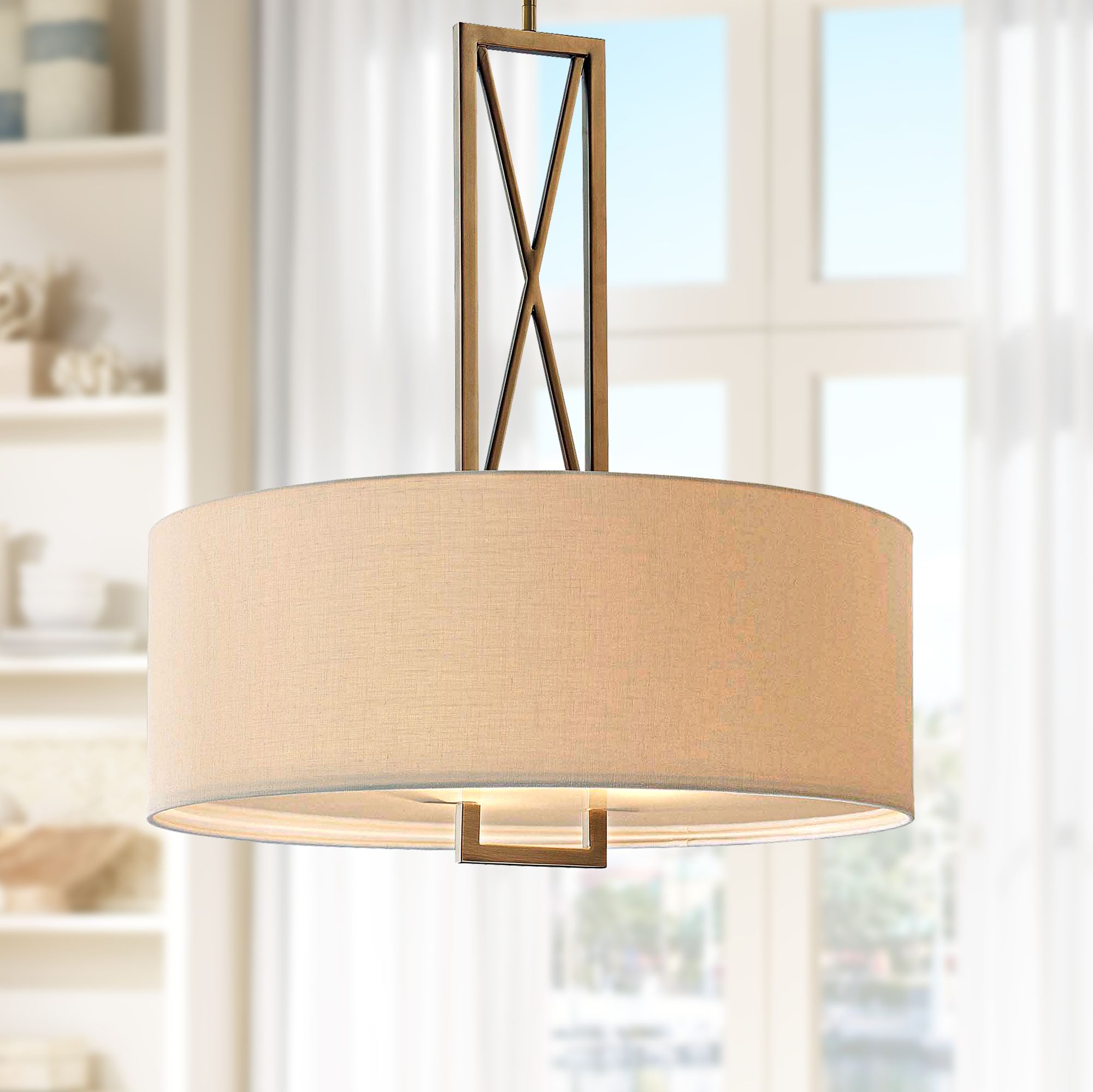 Minka Harvard Court Collection 24" Wide Pendant Light