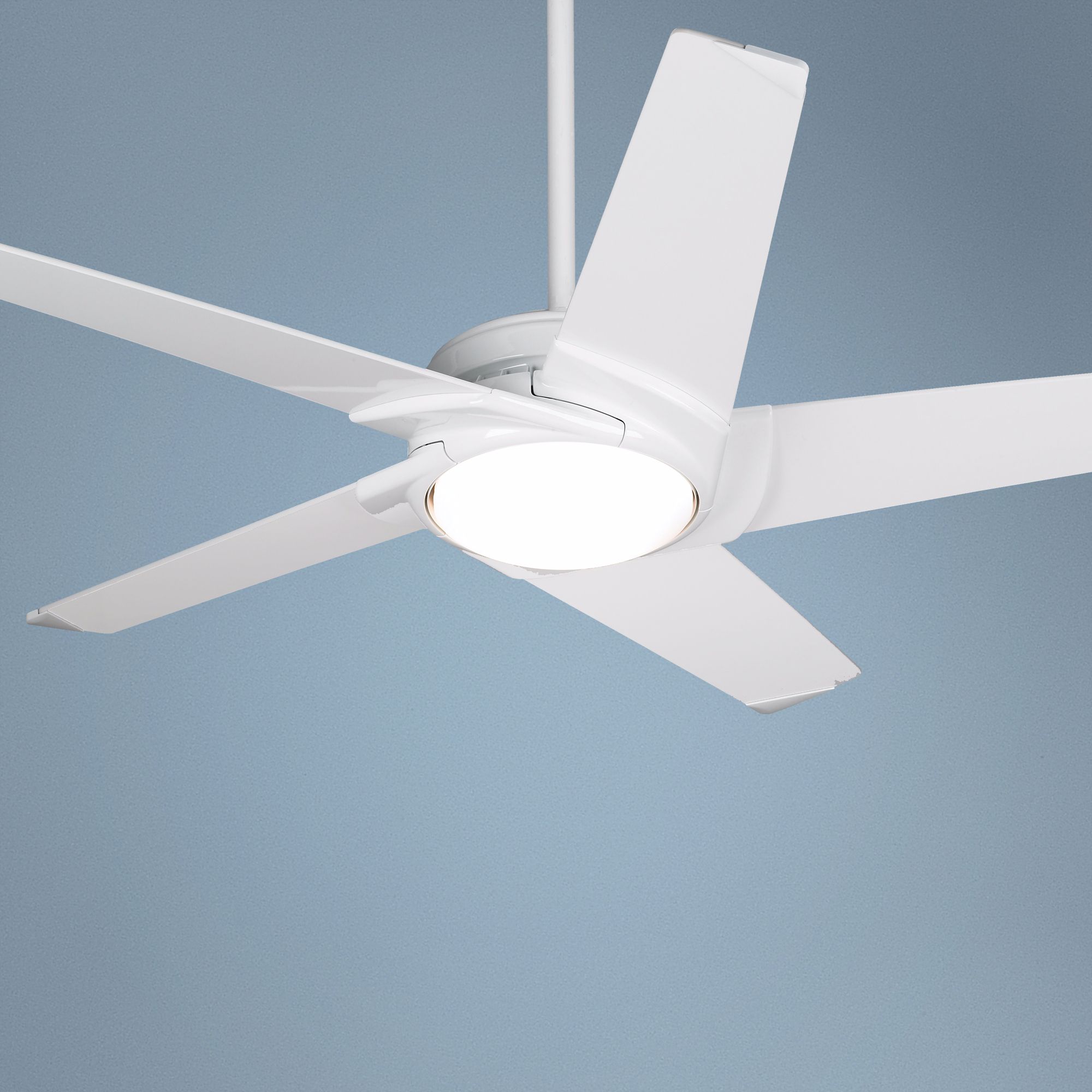 54" Casablanca Stealth Snow White Ceiling Fan