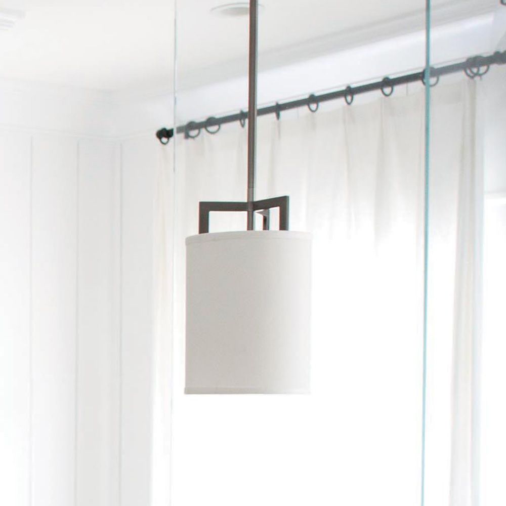 Hinkley Hampton Collection 7" Wide Nickel Mini Pendant Light
