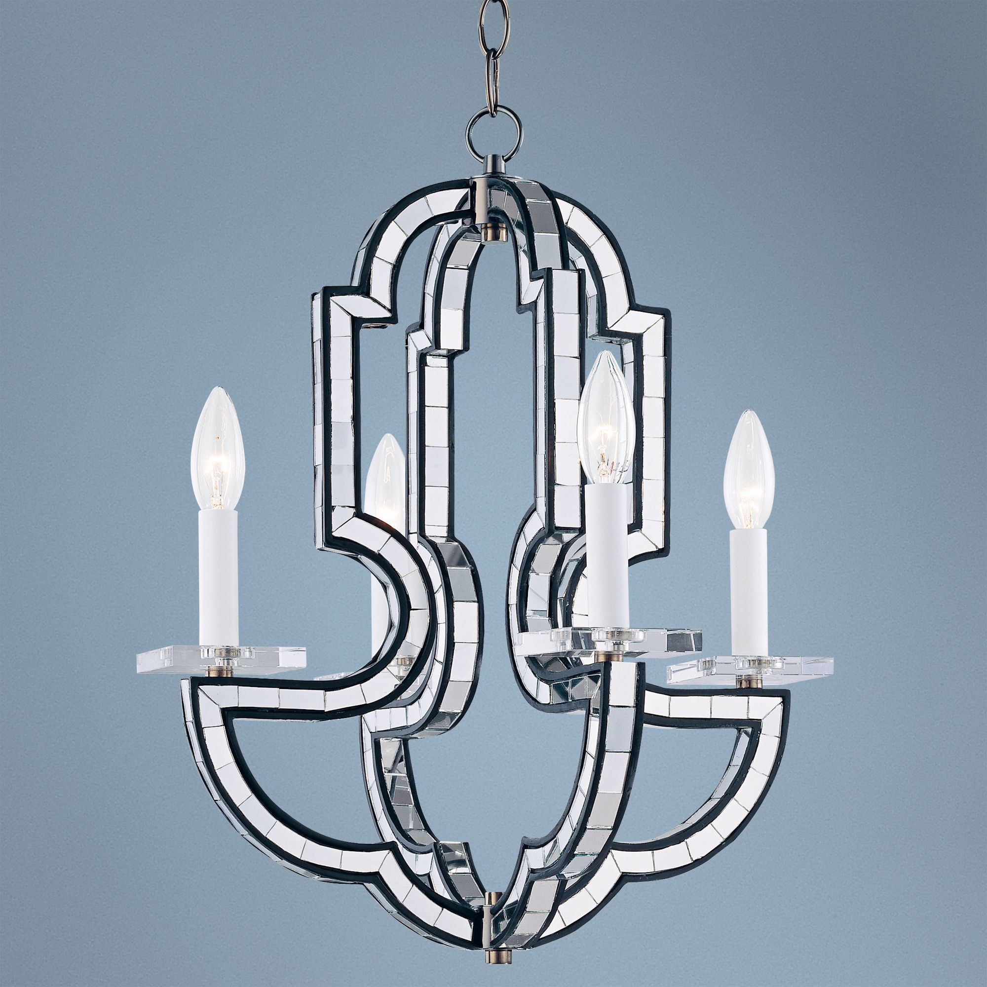 Savoy House Boutique Mirror 16" Wide Chandelier