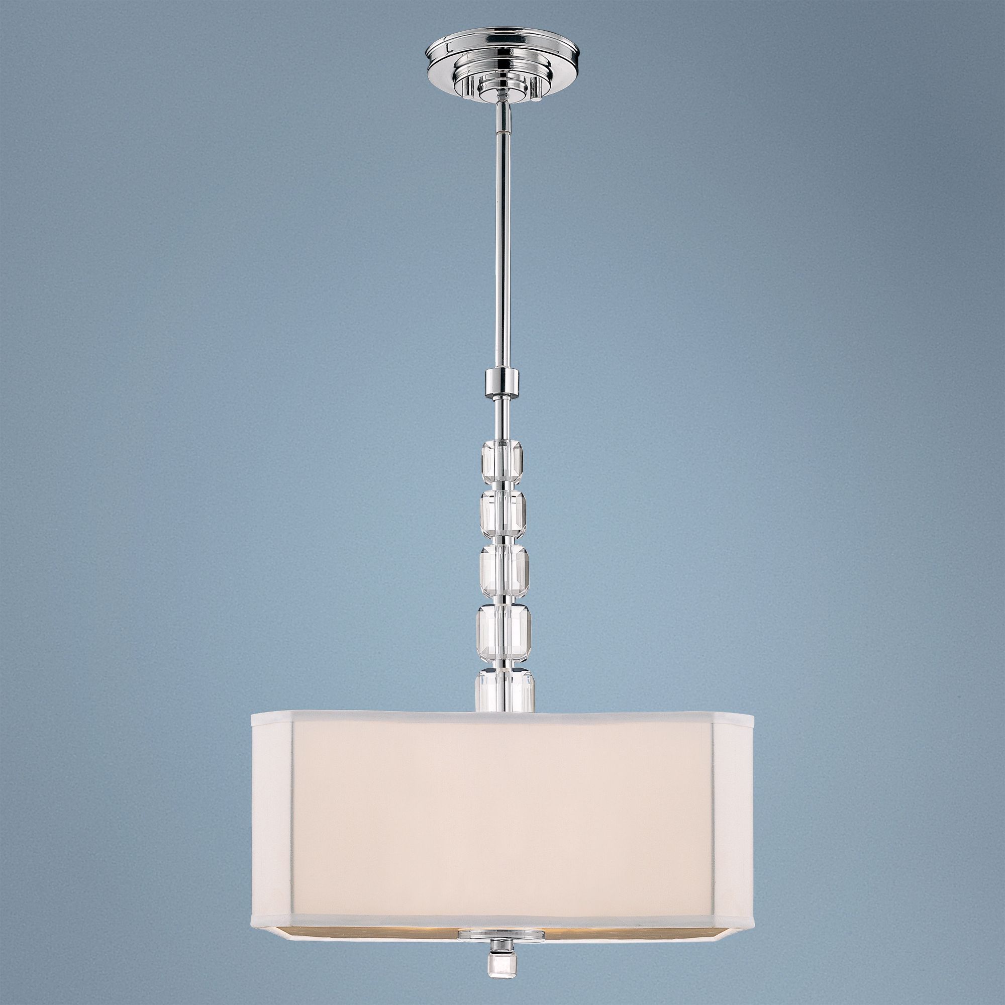 Savoy House Kirra Polished Nickel 19" Wide Chandelier