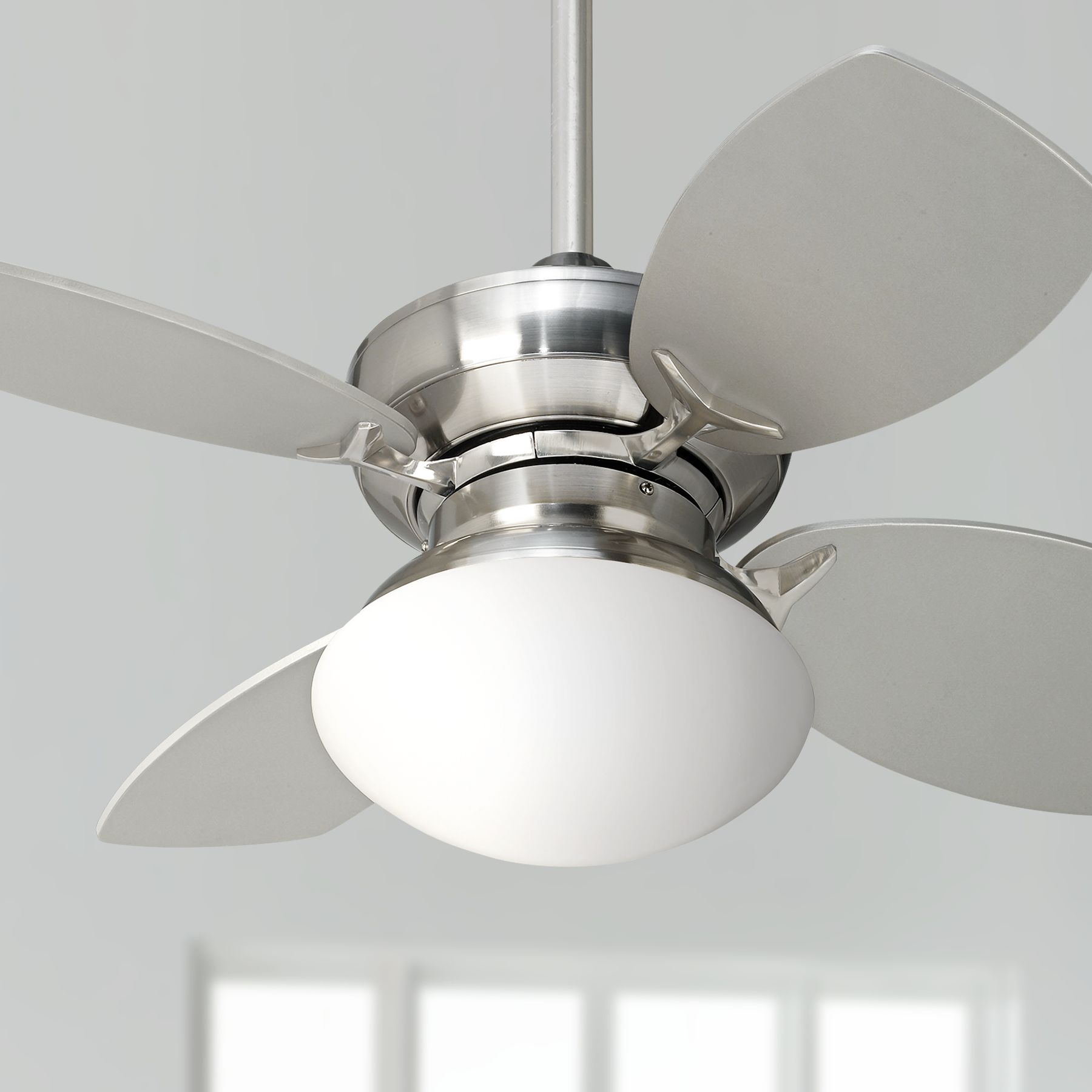 28" Hana Bay Brushed Nickel Ceiling Fan