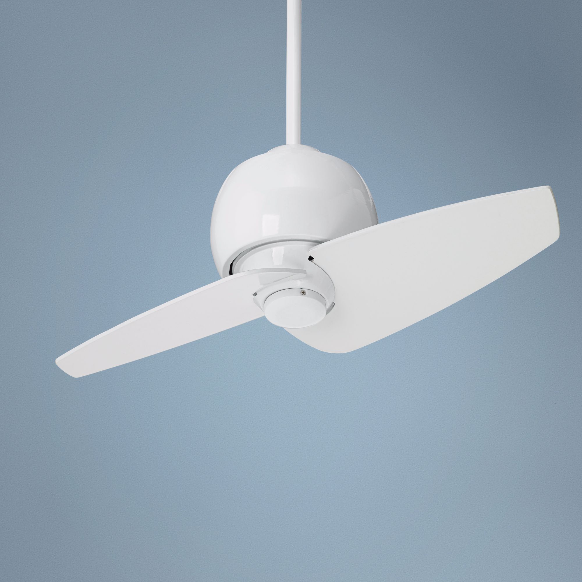 30" Entity White Damp Location Ceiling Fan