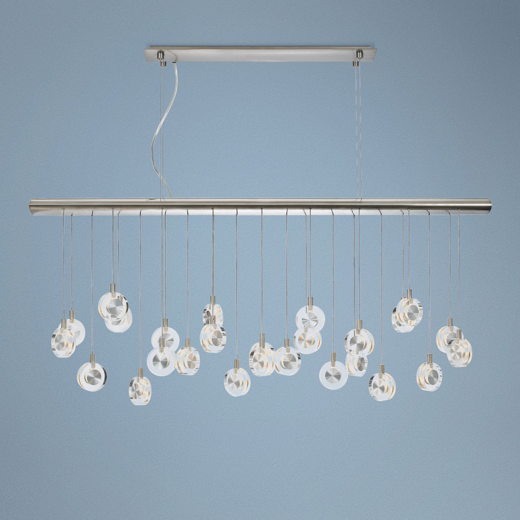 LBL Bling Crystal Discs 41 1/4" Wide Chandelier