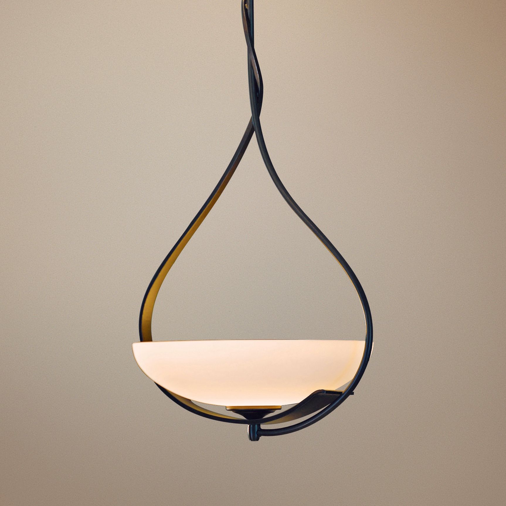 Hubbardton Forge Lyra Dark Smoke Pendant Chandelier