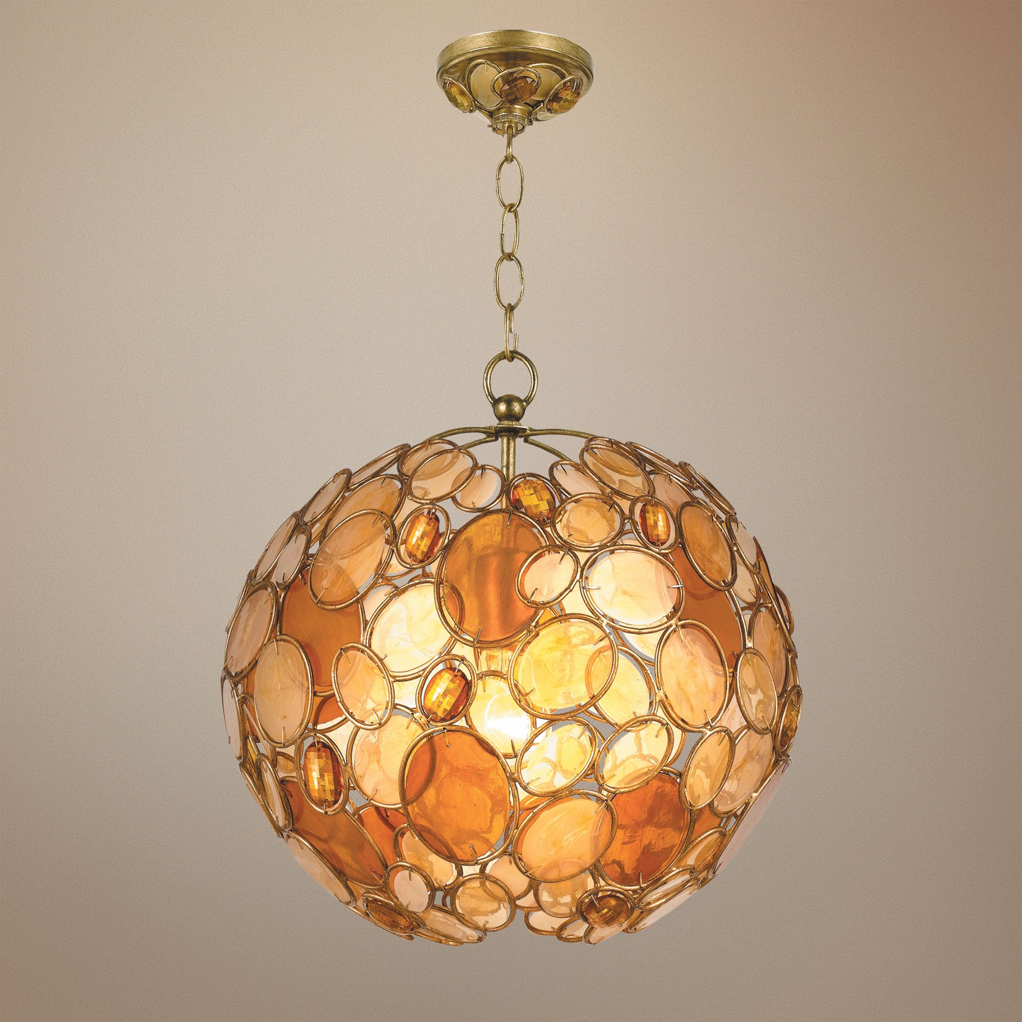 Crystorama Palla 113 1/2" Wide Pendant Chandelier