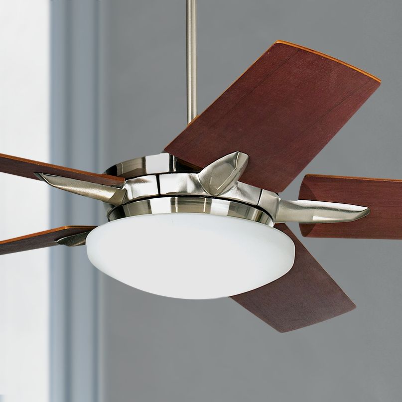 60" Casa Endeavor™ Brushed Nickel Finish Ceiling Fan