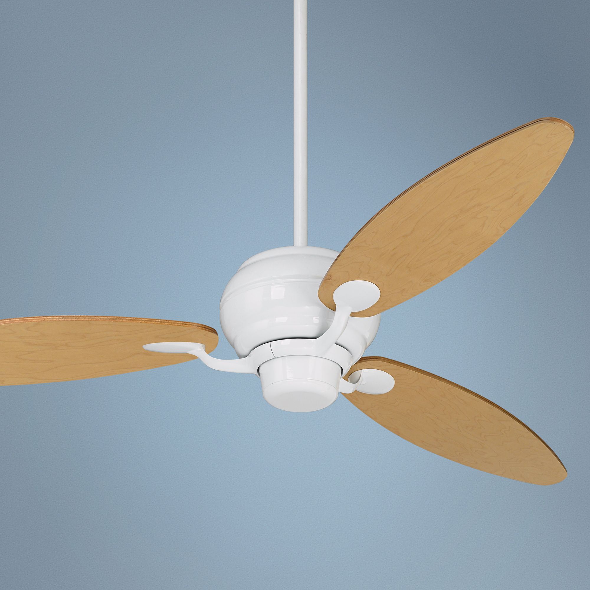60" Spyder™ Maple Blades White Ceiling Fan