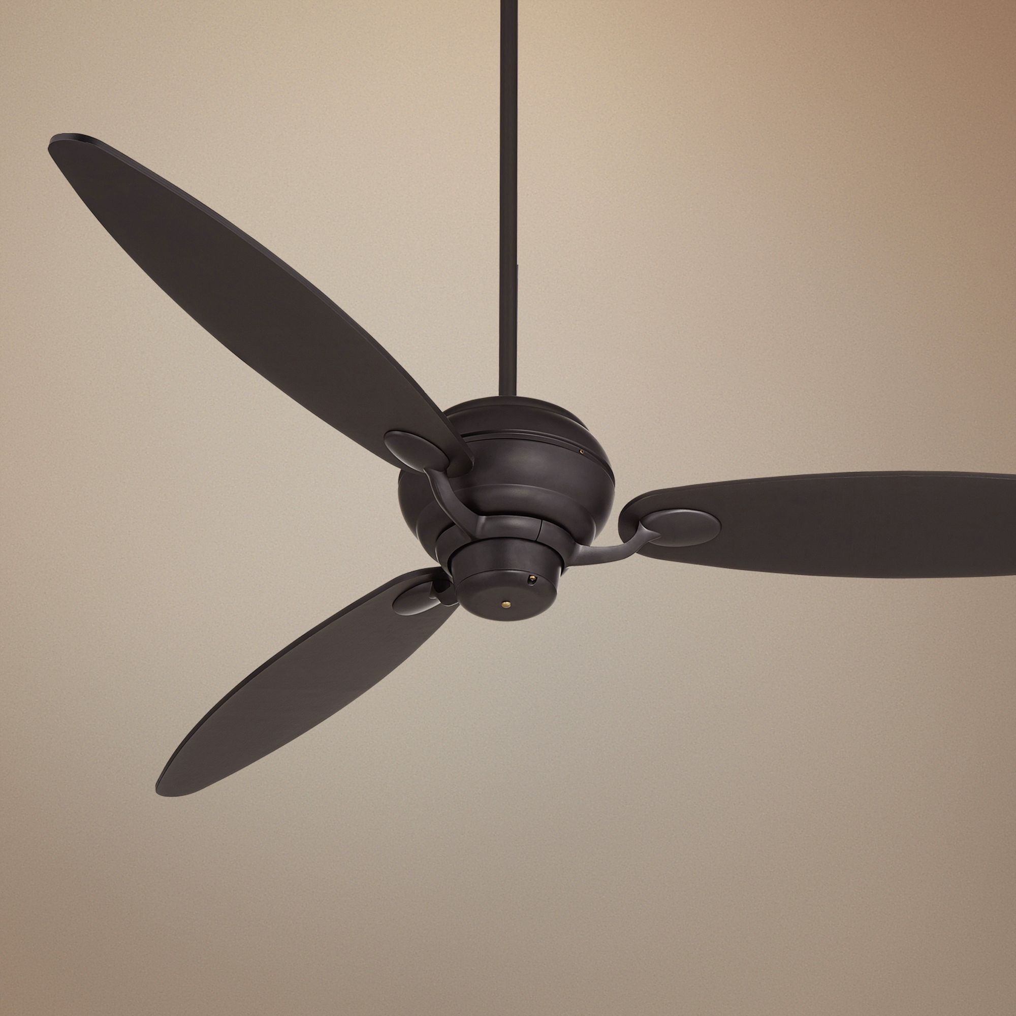 66" Spyder™ Matte Black 3-Blade Ceiling Fan