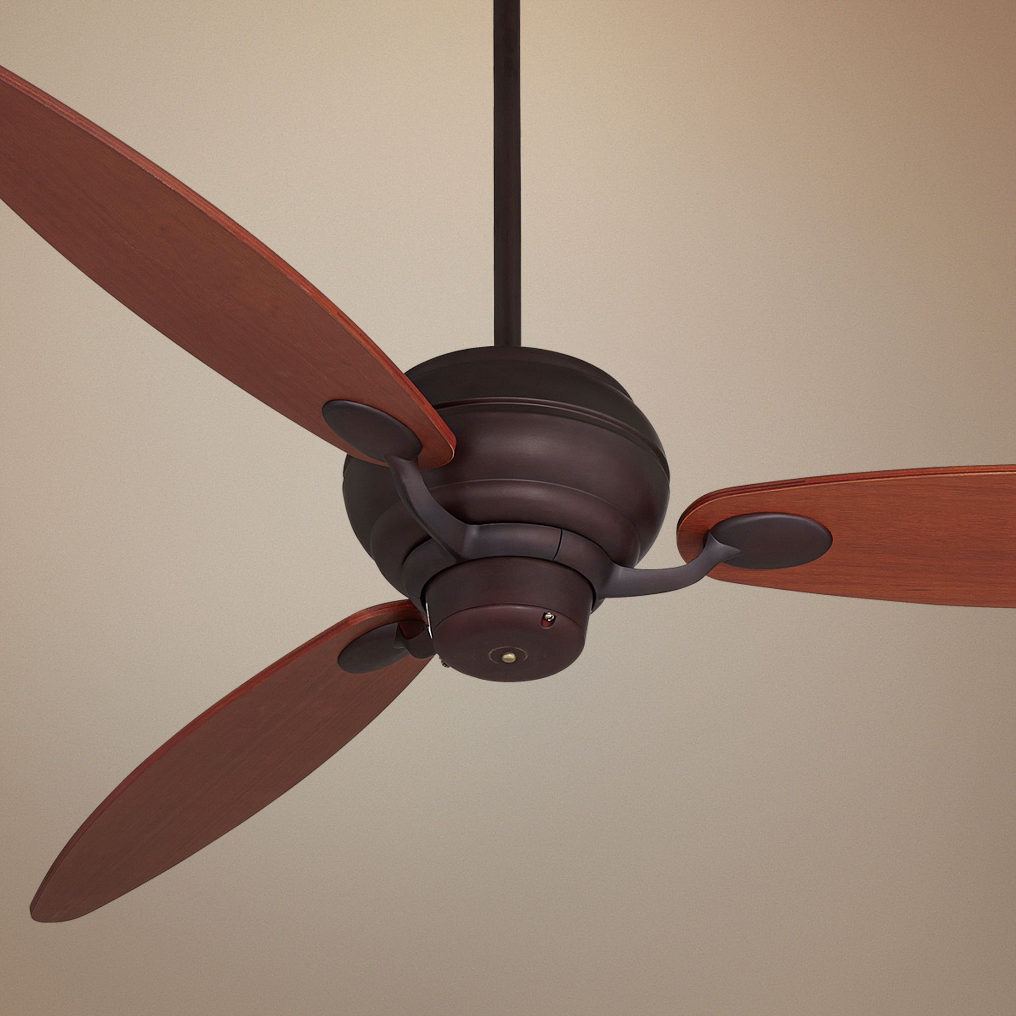 60" Spyder™ Espresso with Teak Blades Ceiling Fan
