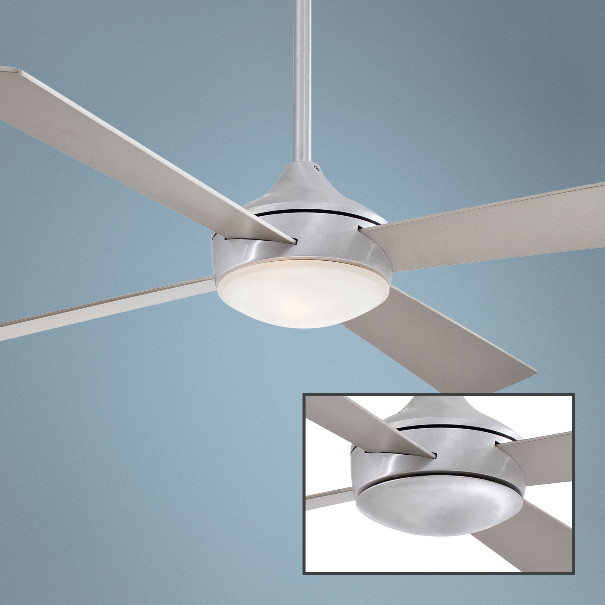 52" Minka Aire Aluma Brushed Aluminum Ceiling Fan