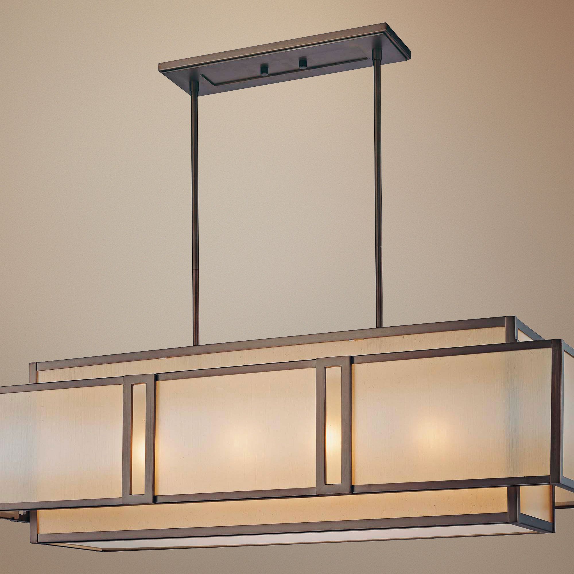 Walt Disney Signature Underscore Rectangular Chandelier