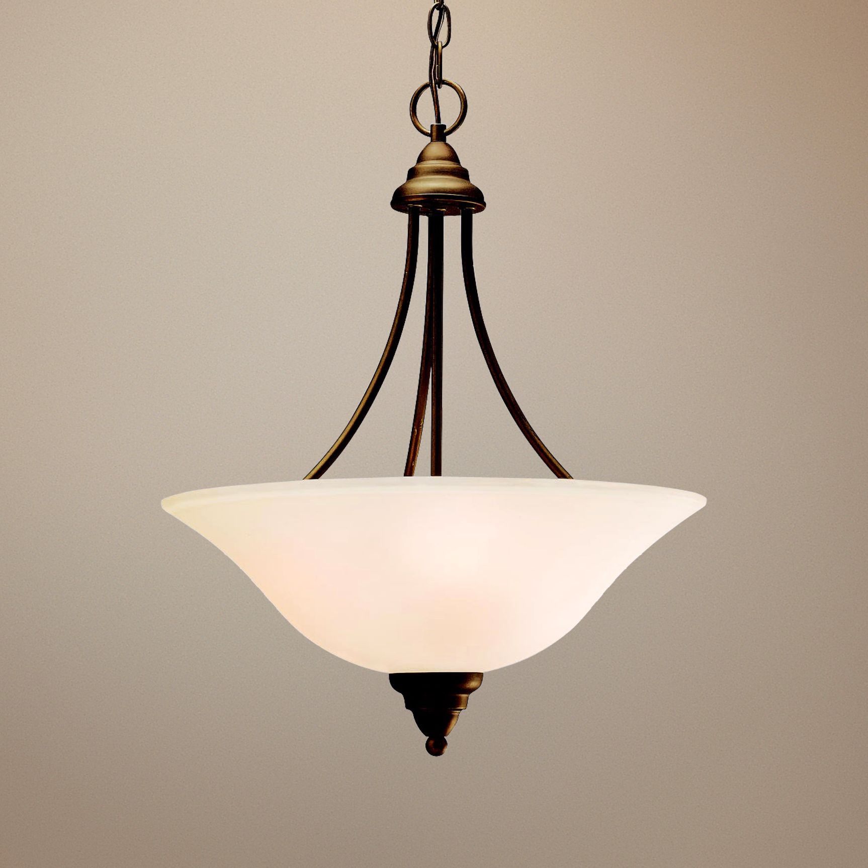 Kichler Telford Bronze Inverted Pendant Chandelier