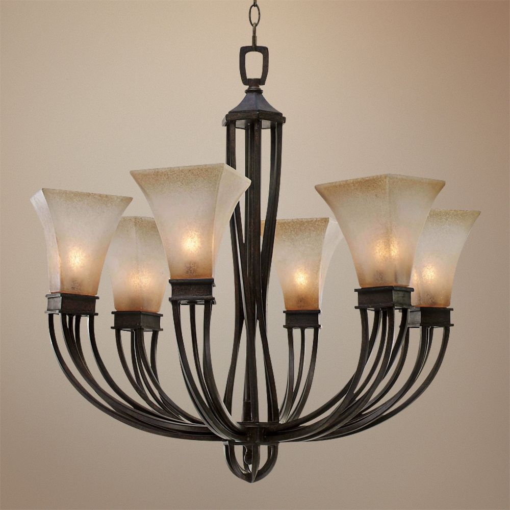 Origins Collection Roan Timber 30" Wide Chandelier