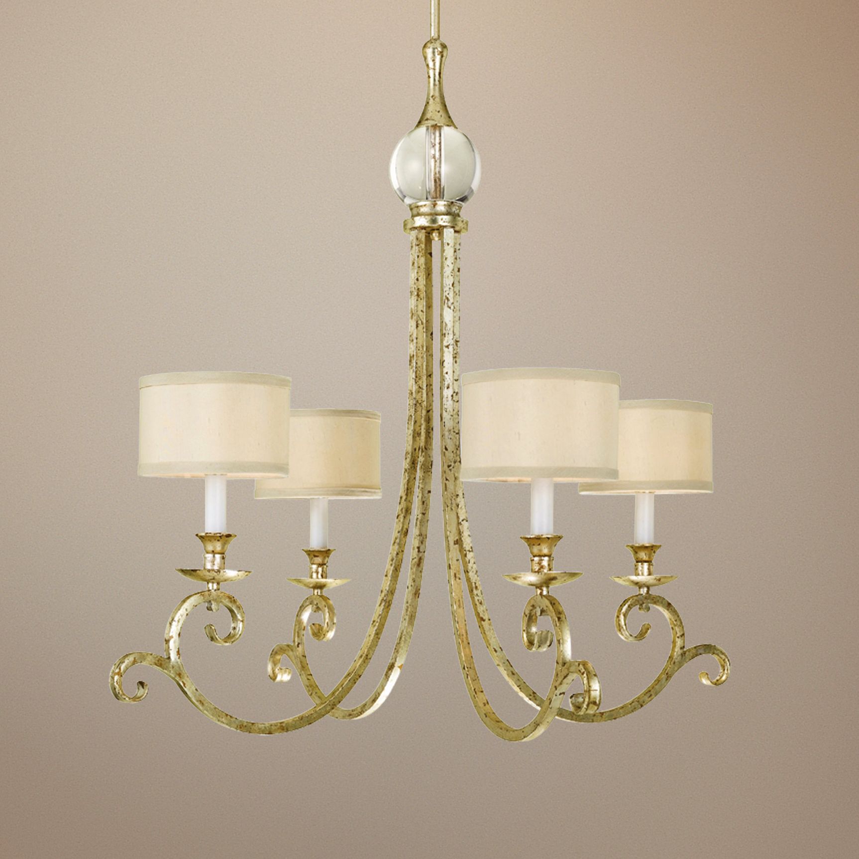 Candice Olson Lucy Gold 4-Light Chandelier