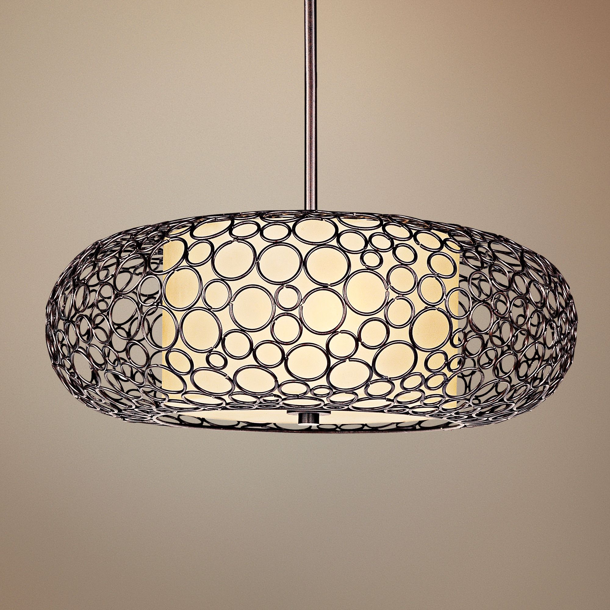 Maxim Meridian 25" Wide Umber Bronze Pendant Light