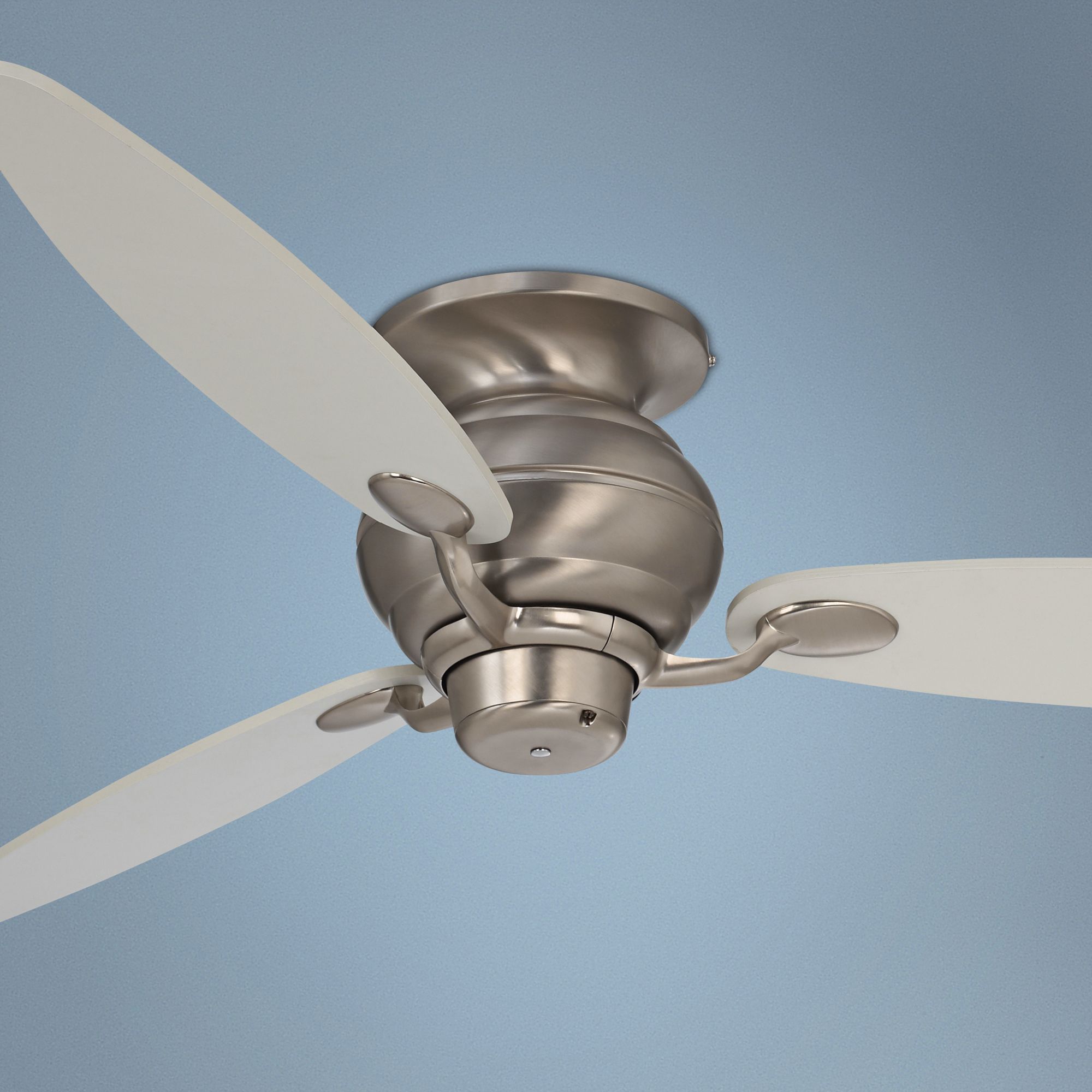 60" Spyder™ White Blades Hugger Ceiling Fan